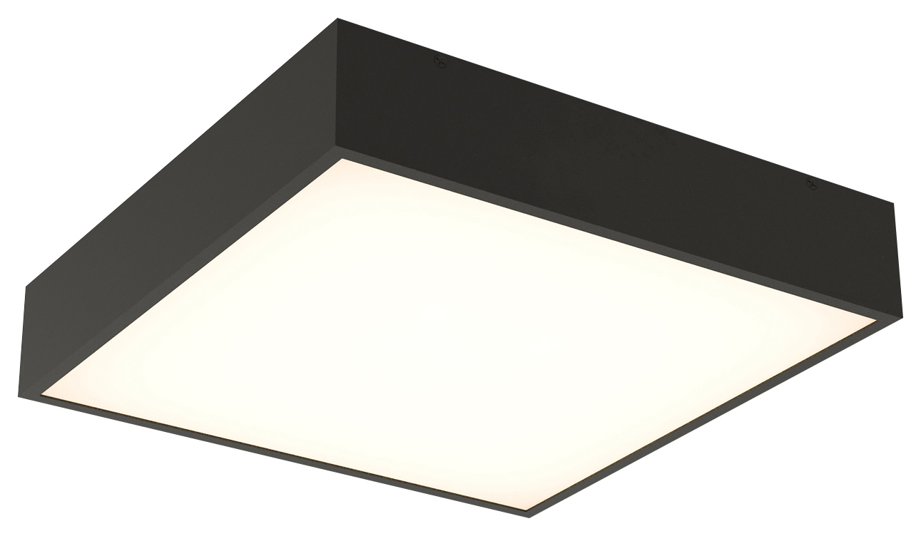 Sensio Altair Square Correlated Colour Temperature Ceiling Lighting - Black