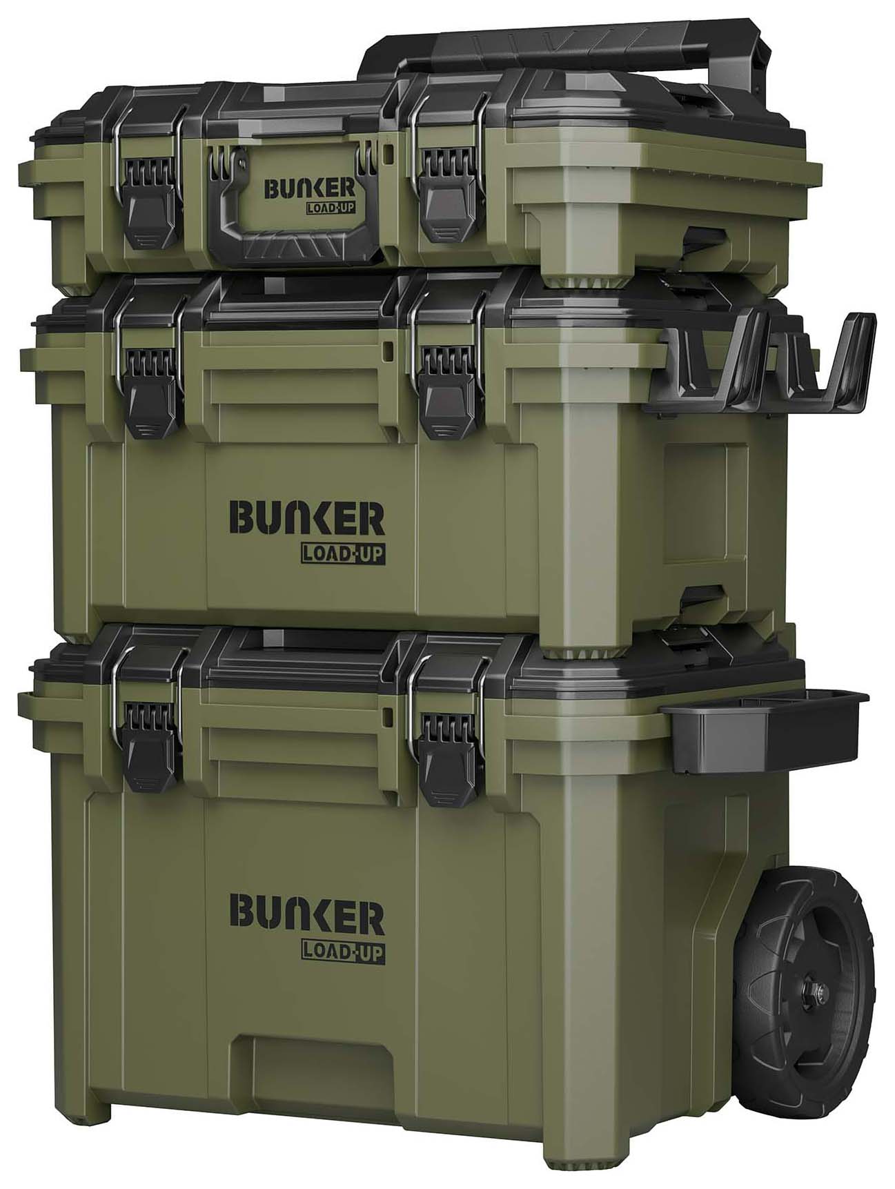 Bunker Load-Up 9 Piece Stacking Tool Storage System