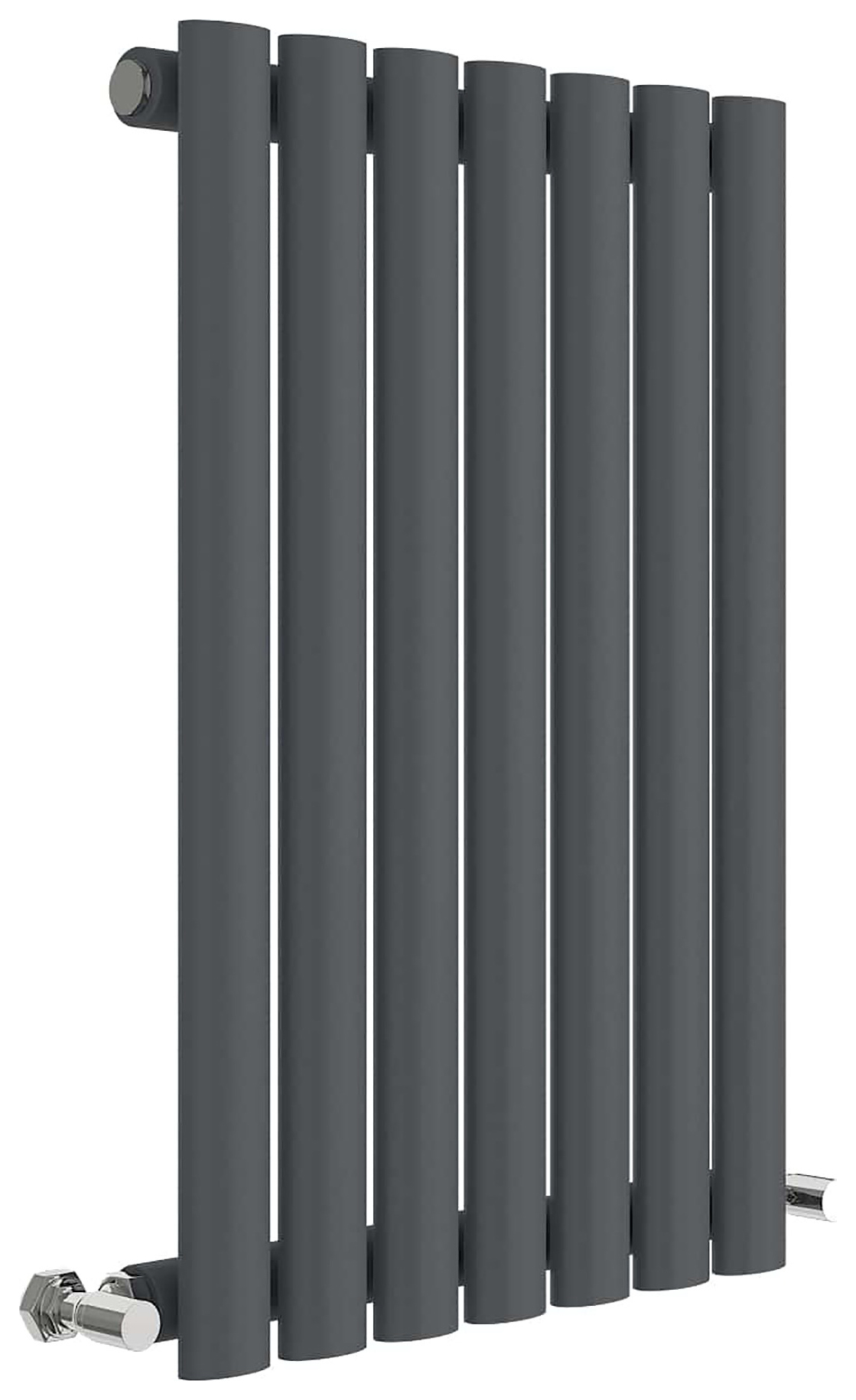 Balterley Anthracite Grey Embrace Single Panel Horizontal Designer Radiator - 600mm