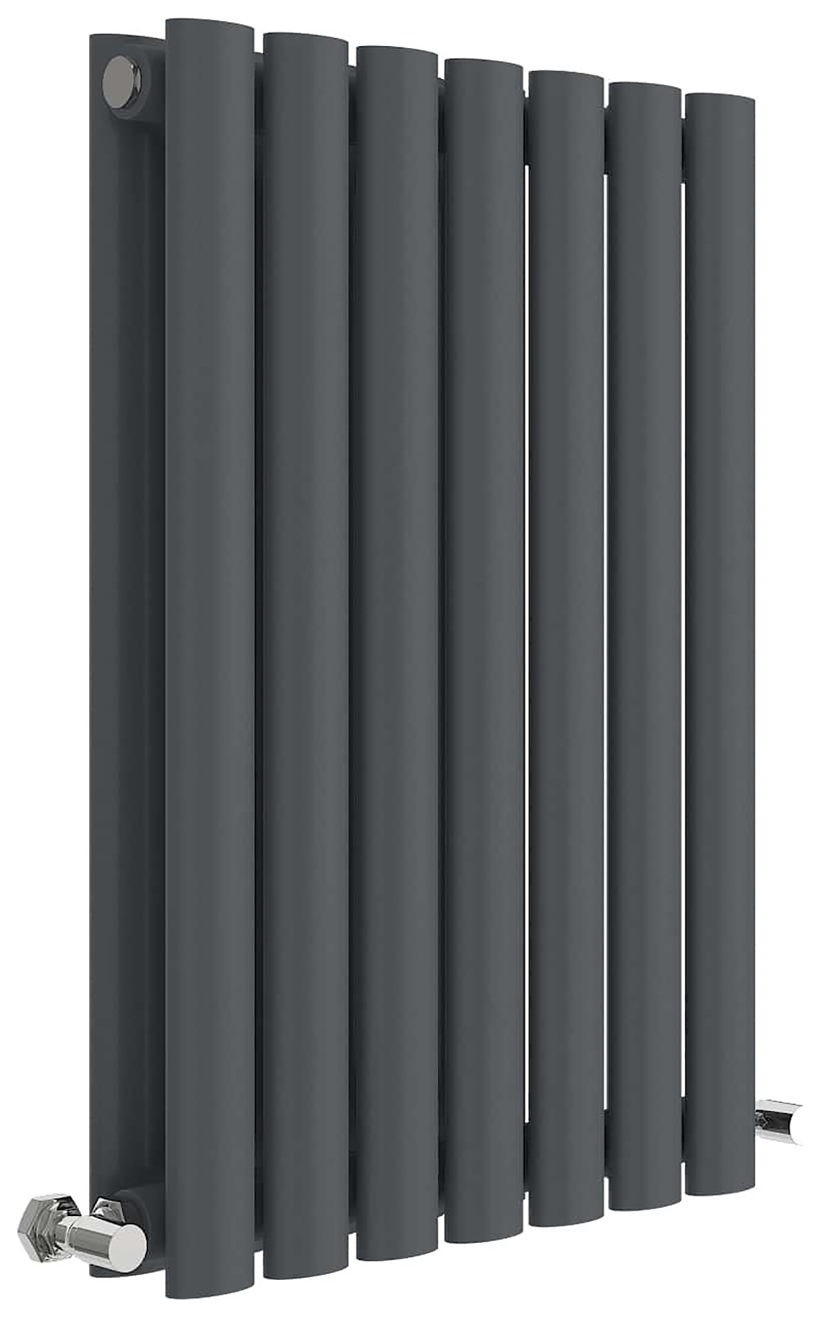 Balterley Anthracite Grey Embrace Double Panel Horizontal Designer Radiator - 600mm
