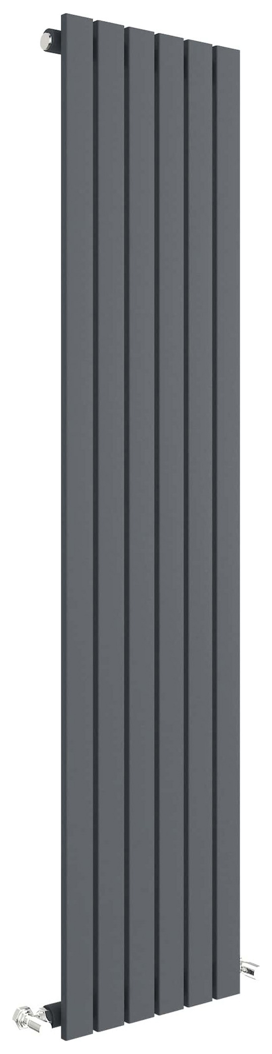 Balterley Anthracite Grey Lucia Single Panel Vertical Designer Radiator - 354mm