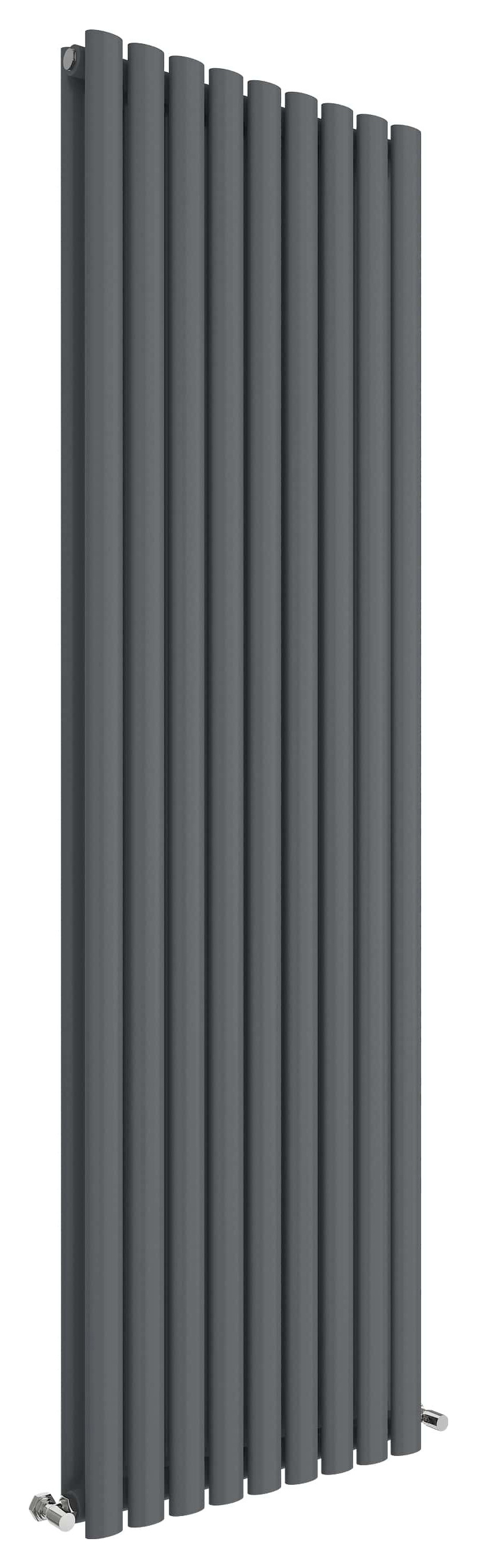 Balterley Anthracite Grey Embrace Double Panel Vertical Designer Radiator - 1800 x 528mm
