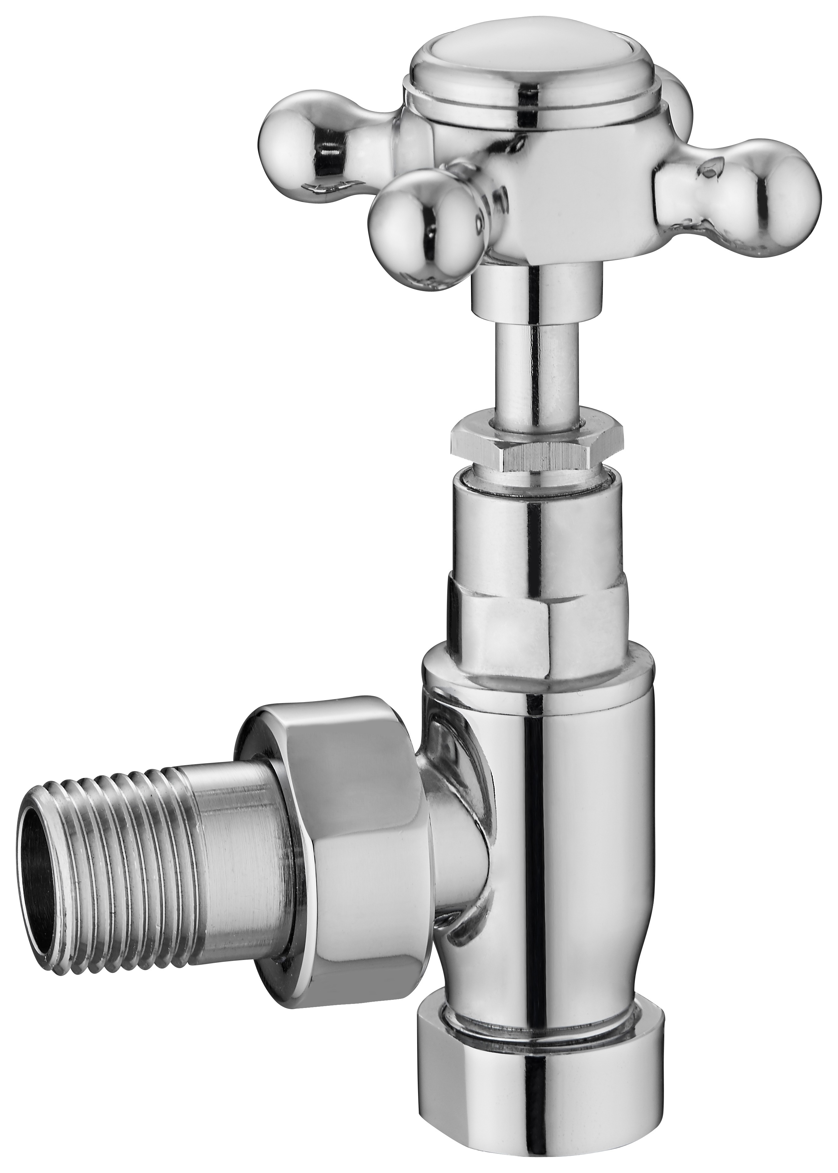 Balterley Chrome Angled Radiator Valves - Pack of 2
