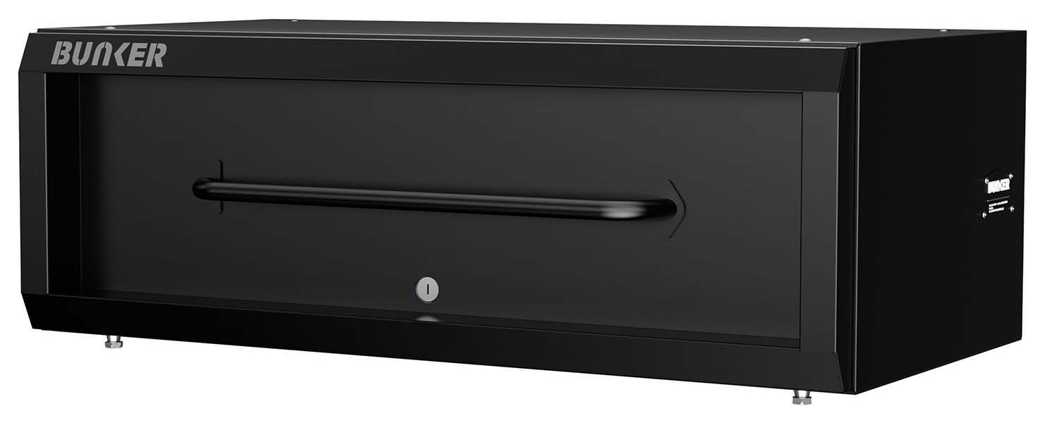 Bunker K1 Draw/Stack Black Steel Van Storage Box