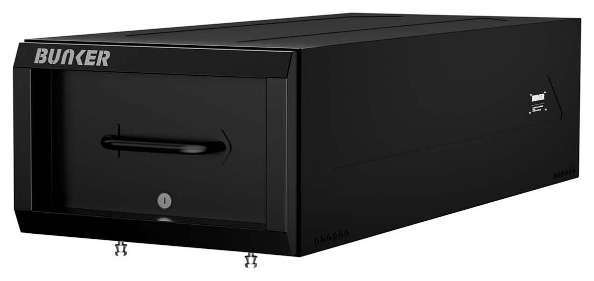 Bunker S1 Black Sliding Drawer Steel Van Storage Box
