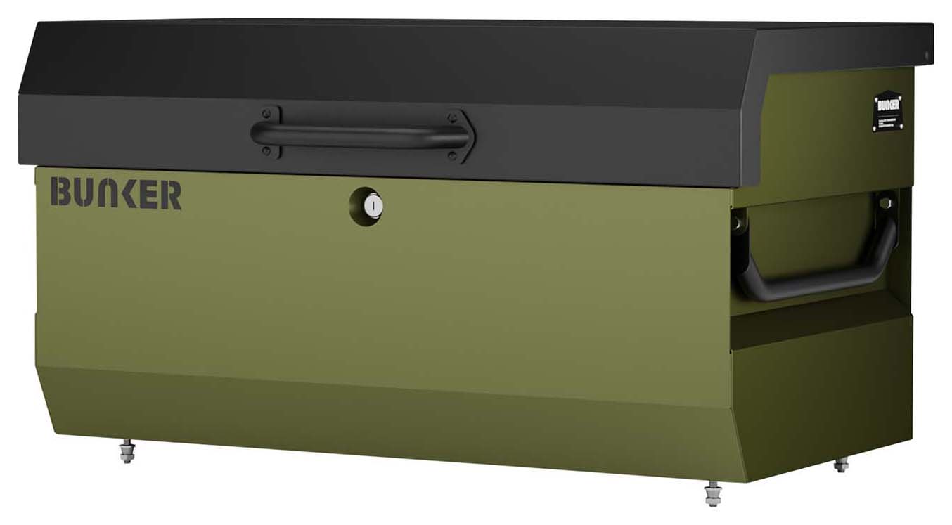 Bunker T1 Green Steel Van Storage Box