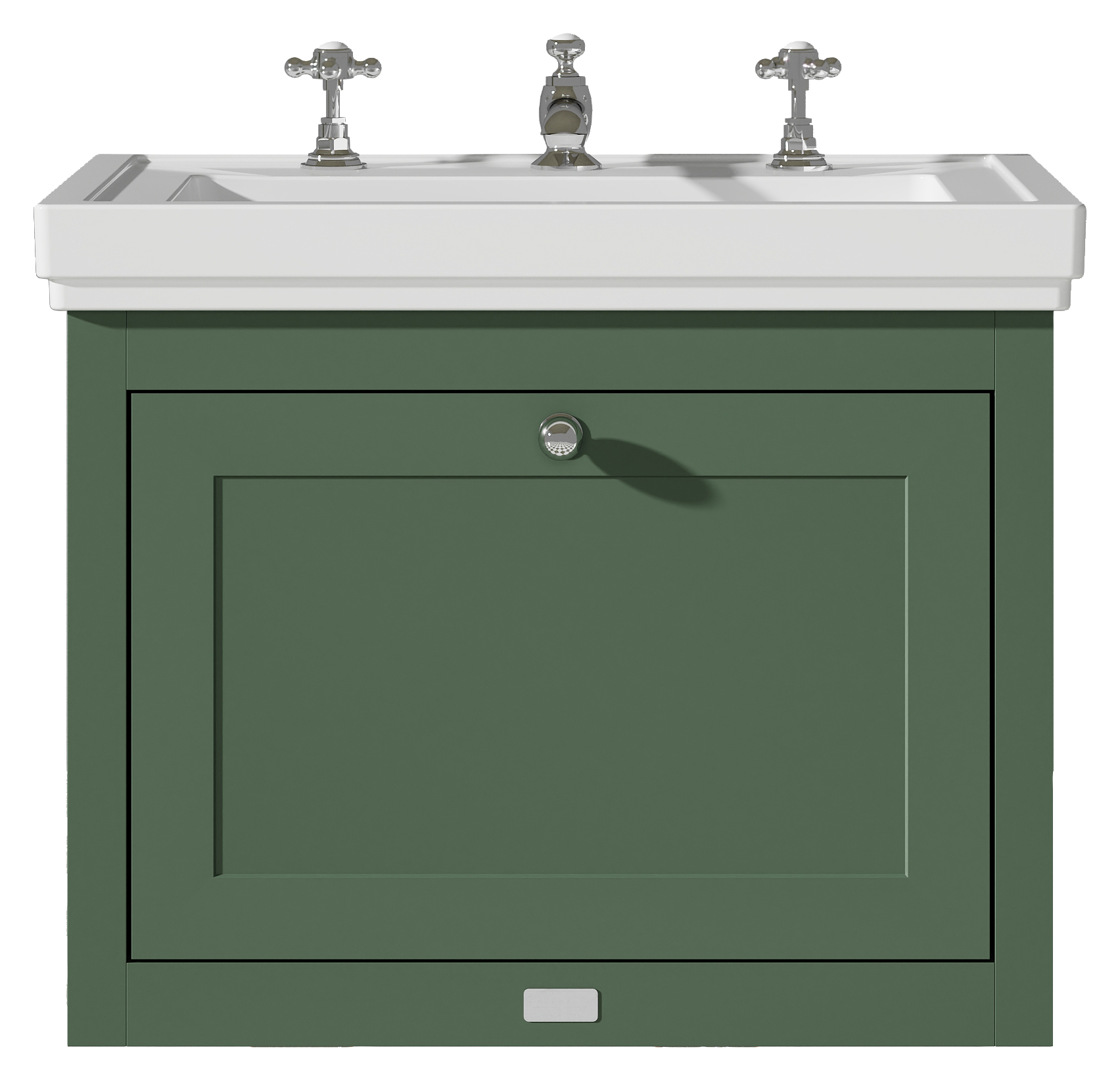 Bayswater Hartleigh Hunter Green Traditional Wall Hung Vanity