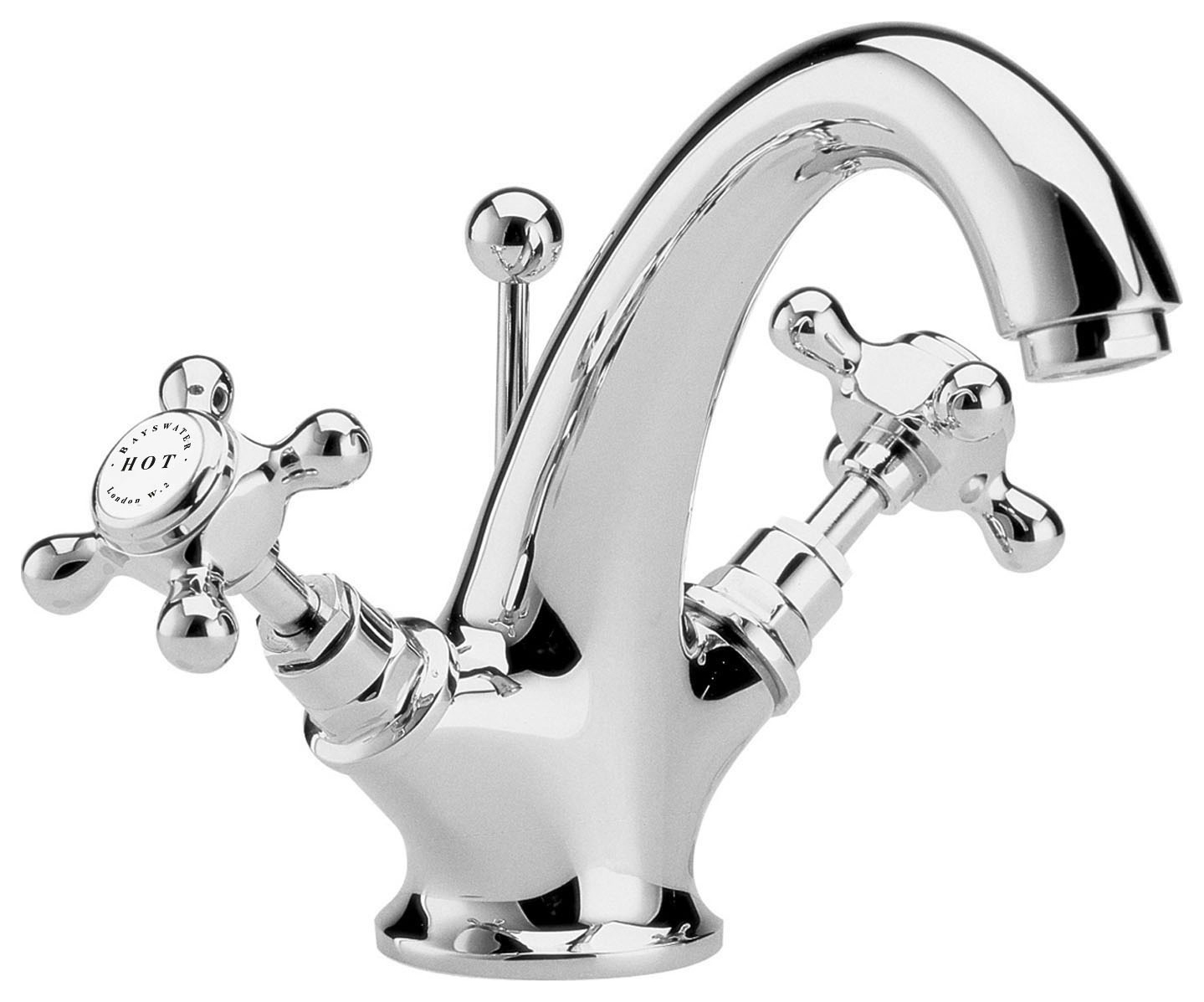 Bayswater Crosshead Basin Mixer Tap - Chrome