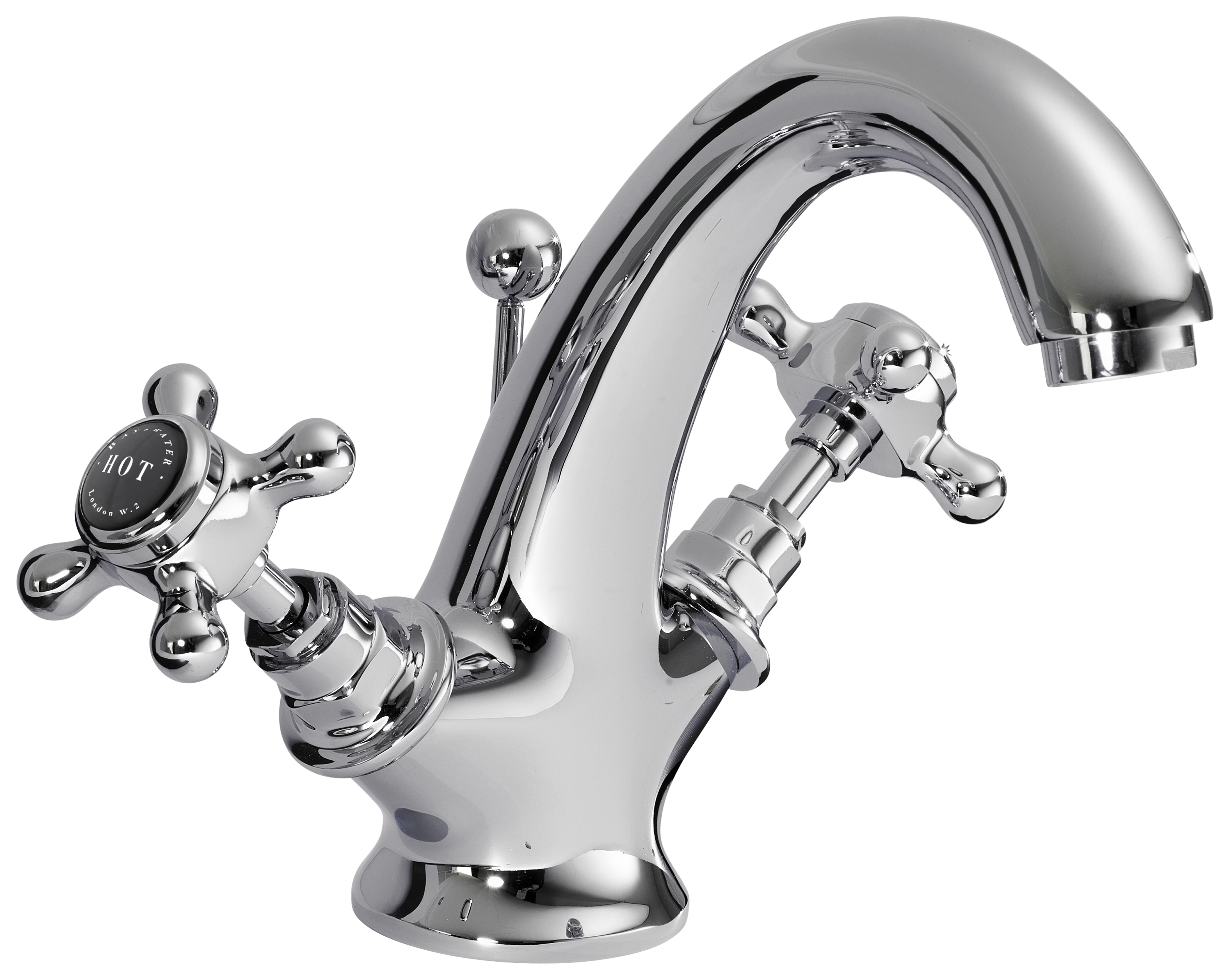 Bayswater Hex Basin Mixer Tap - Chrome