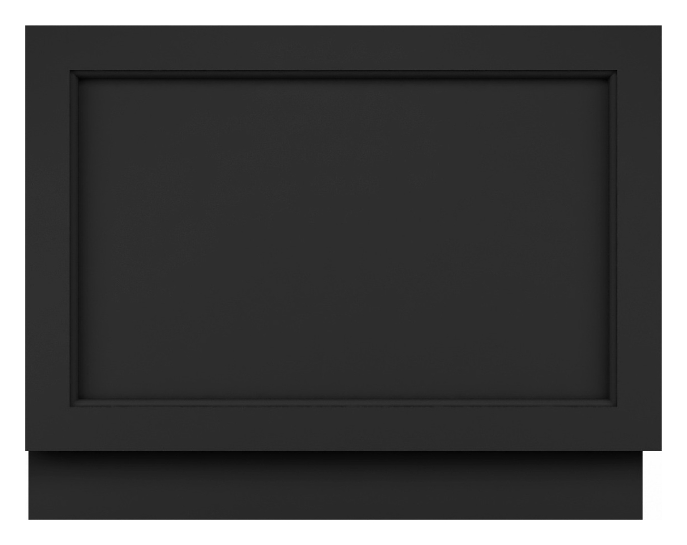 Bayswater Matt Black End Bath Panel - 750mm