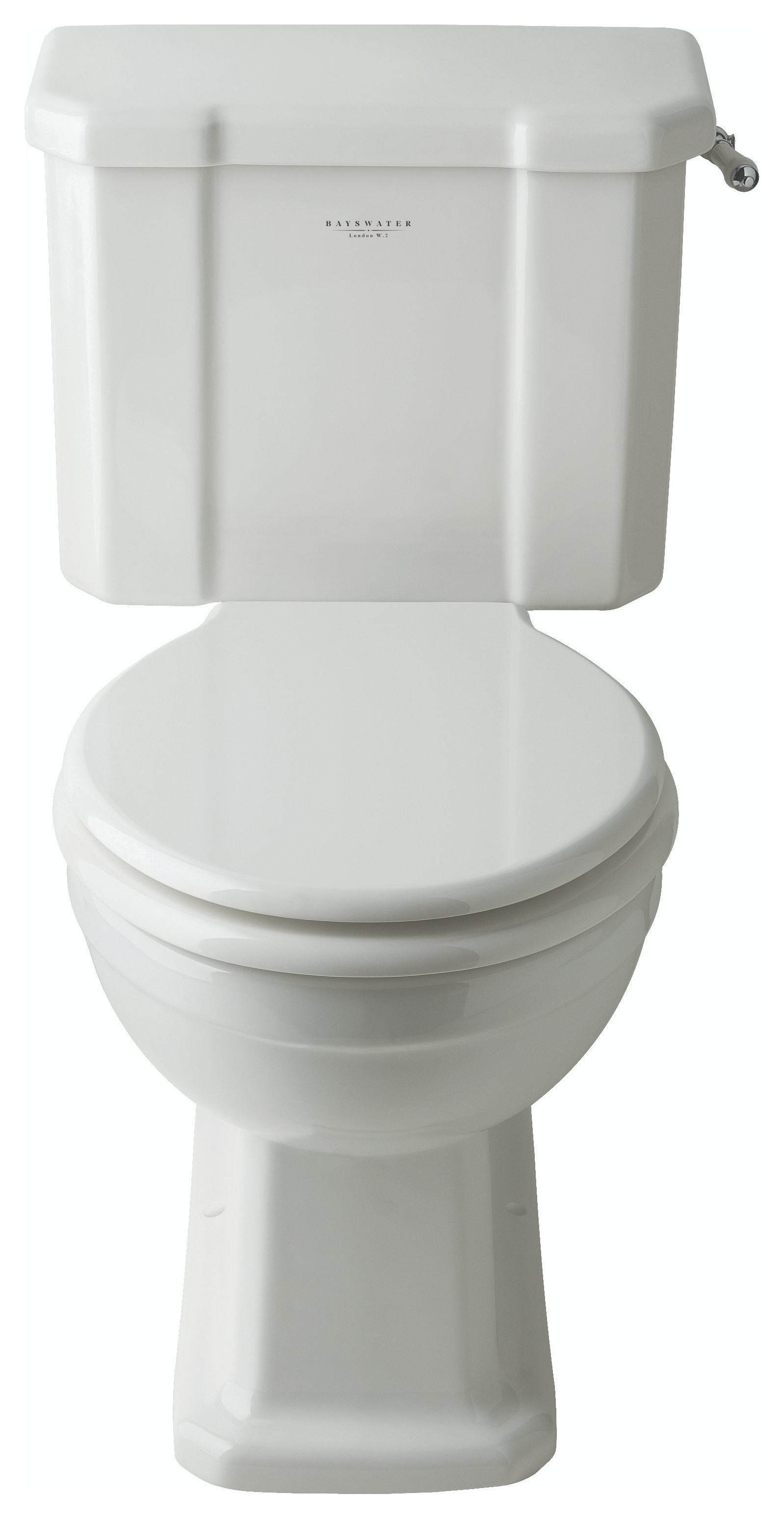 Bayswater Westcott Traditional Close Coupled Toilet Pan, Cistern & White Soft Close Seat