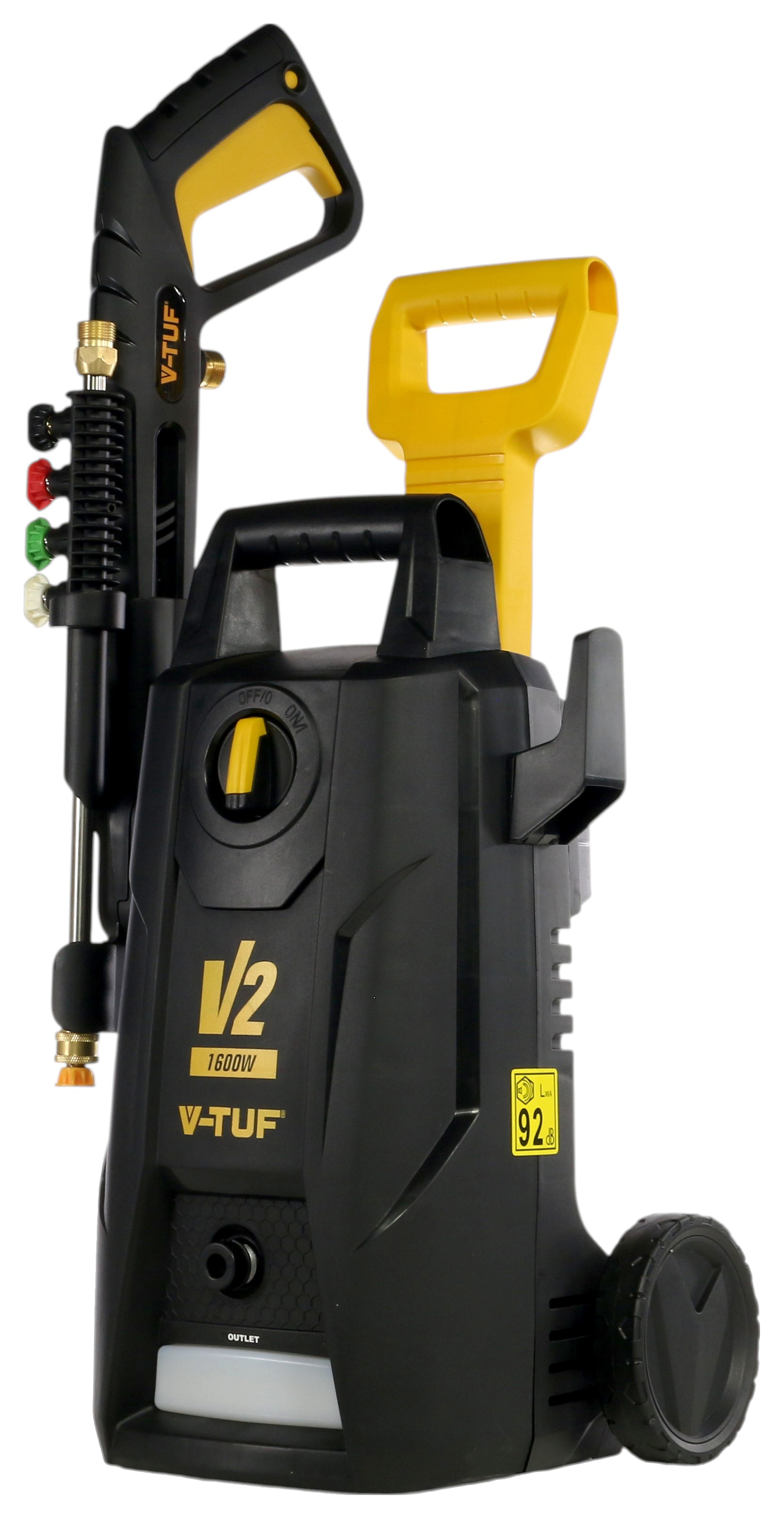V-Tuf V2 240V 135 Bar DIY Portable Pressure Washer - 1600W