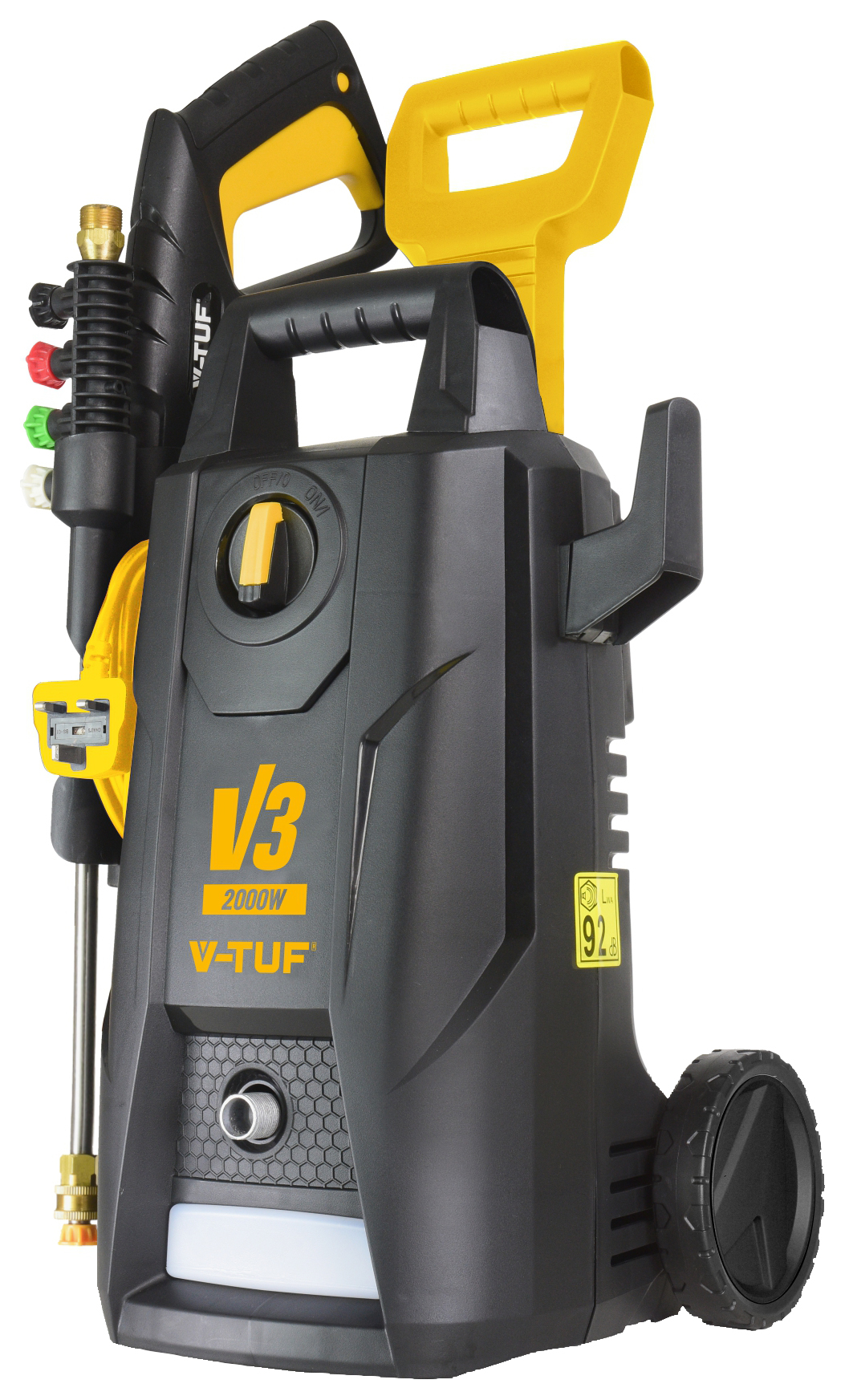 V-Tuf V3 240V 150 Bar DIY Portable Electric Pressure Washer - 2000W