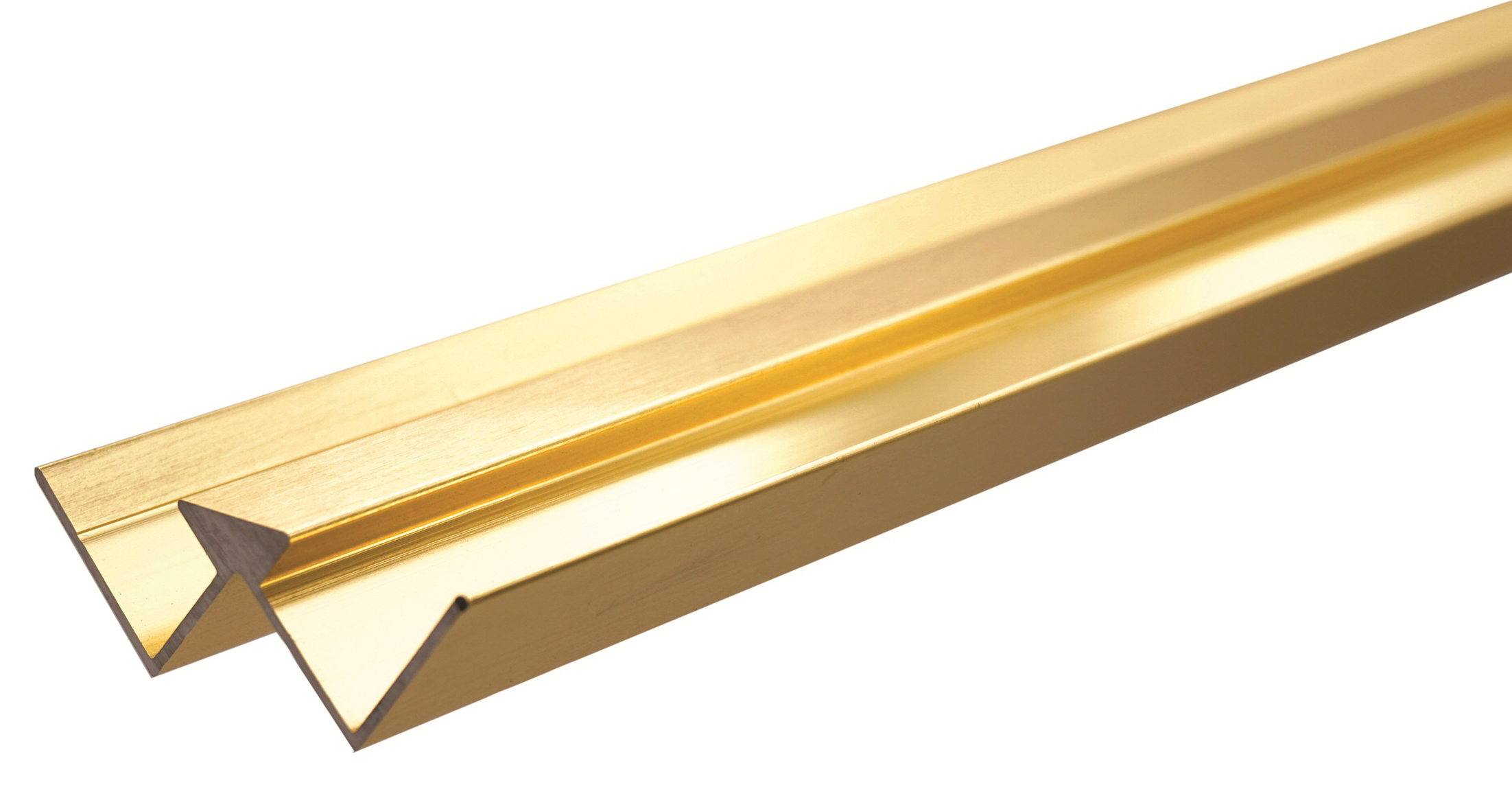 Multipanel Type A Internal Corner Brushed Brass - 2750mm