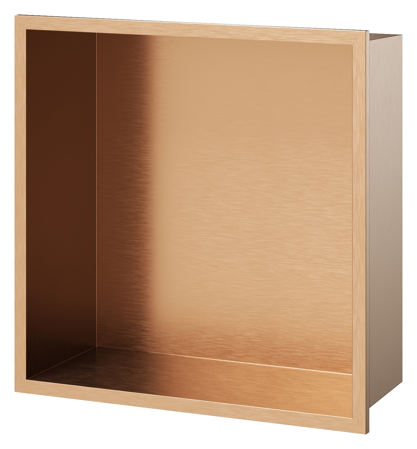 Concept Brushed Bronze Shower Niche Kit - 320 x 320 x 120mm