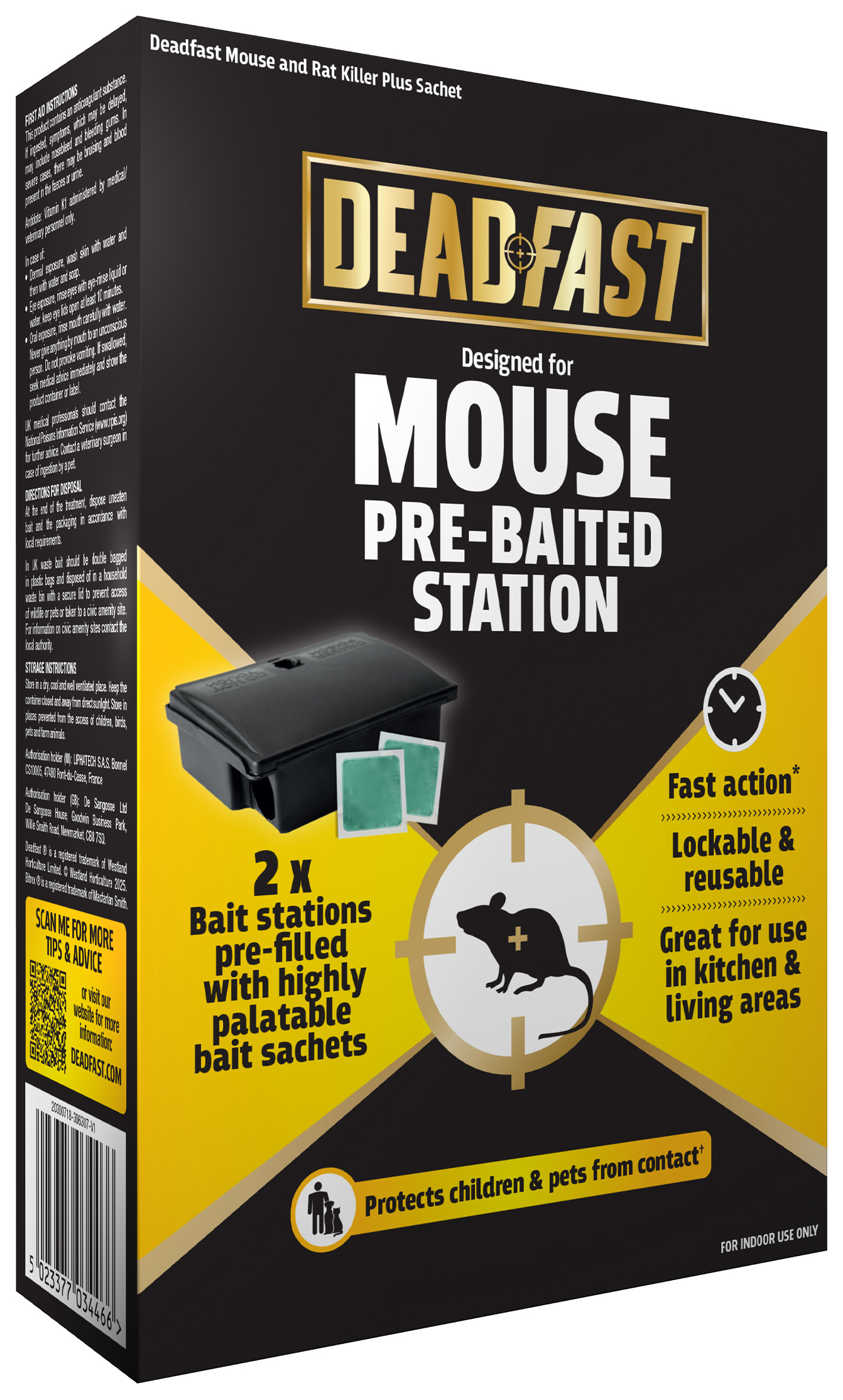 Deadfast Mouse RTU Pre-Baited Stations