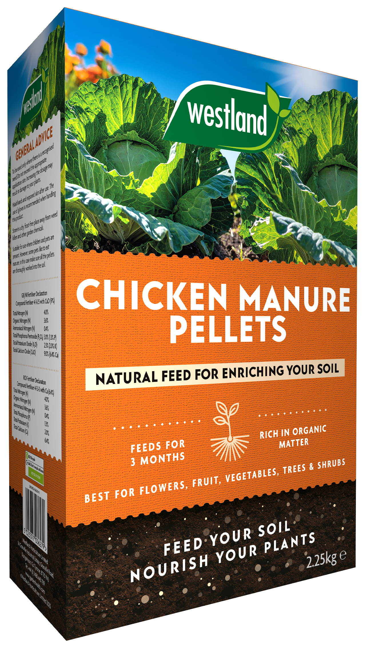 Organic Chicken Manure Pellets - 2.25kg