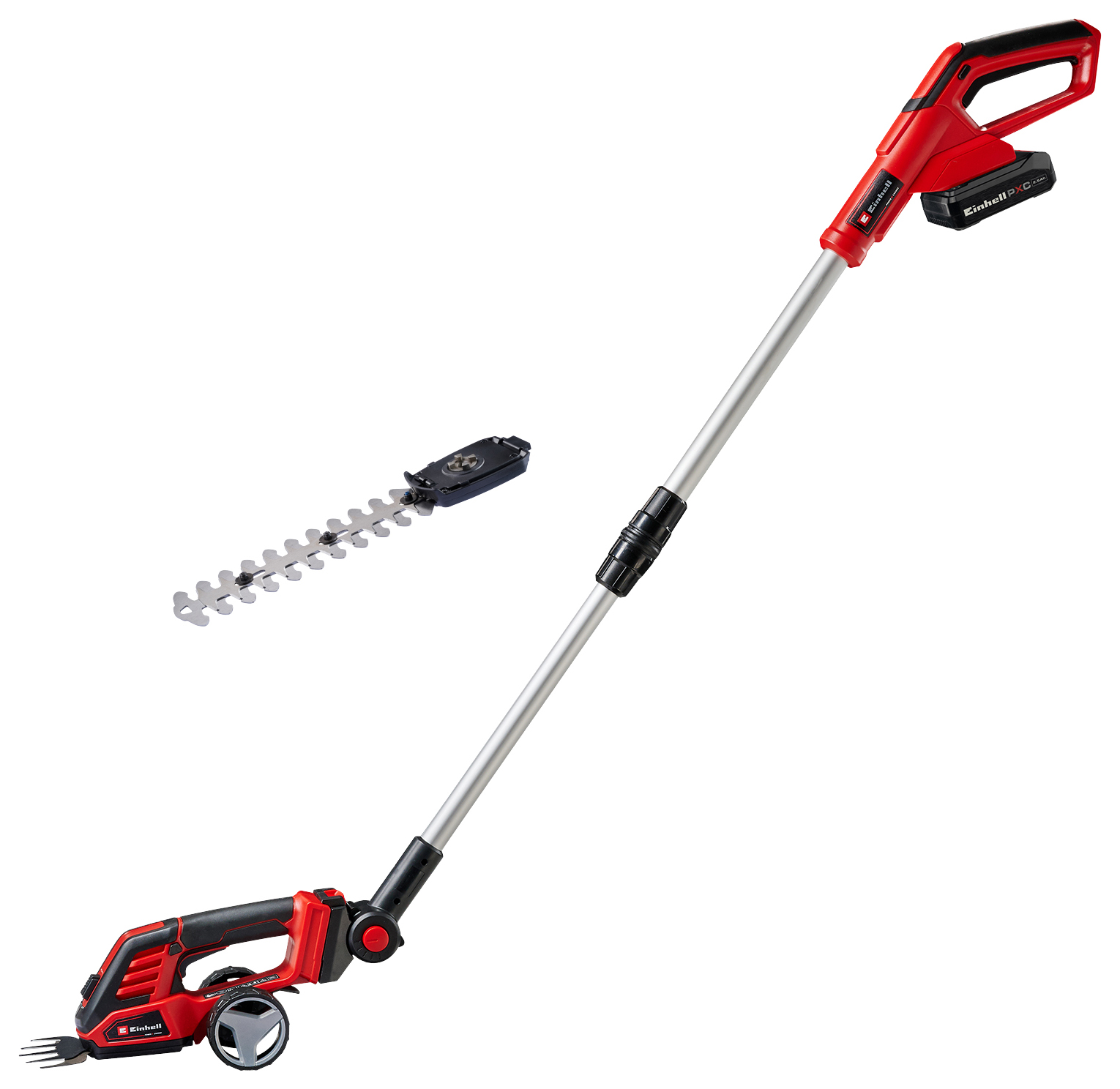 Einhell Power X-Change 18V Cordless Grass & Bush Shear with Handle - 1 x 2.0Ah