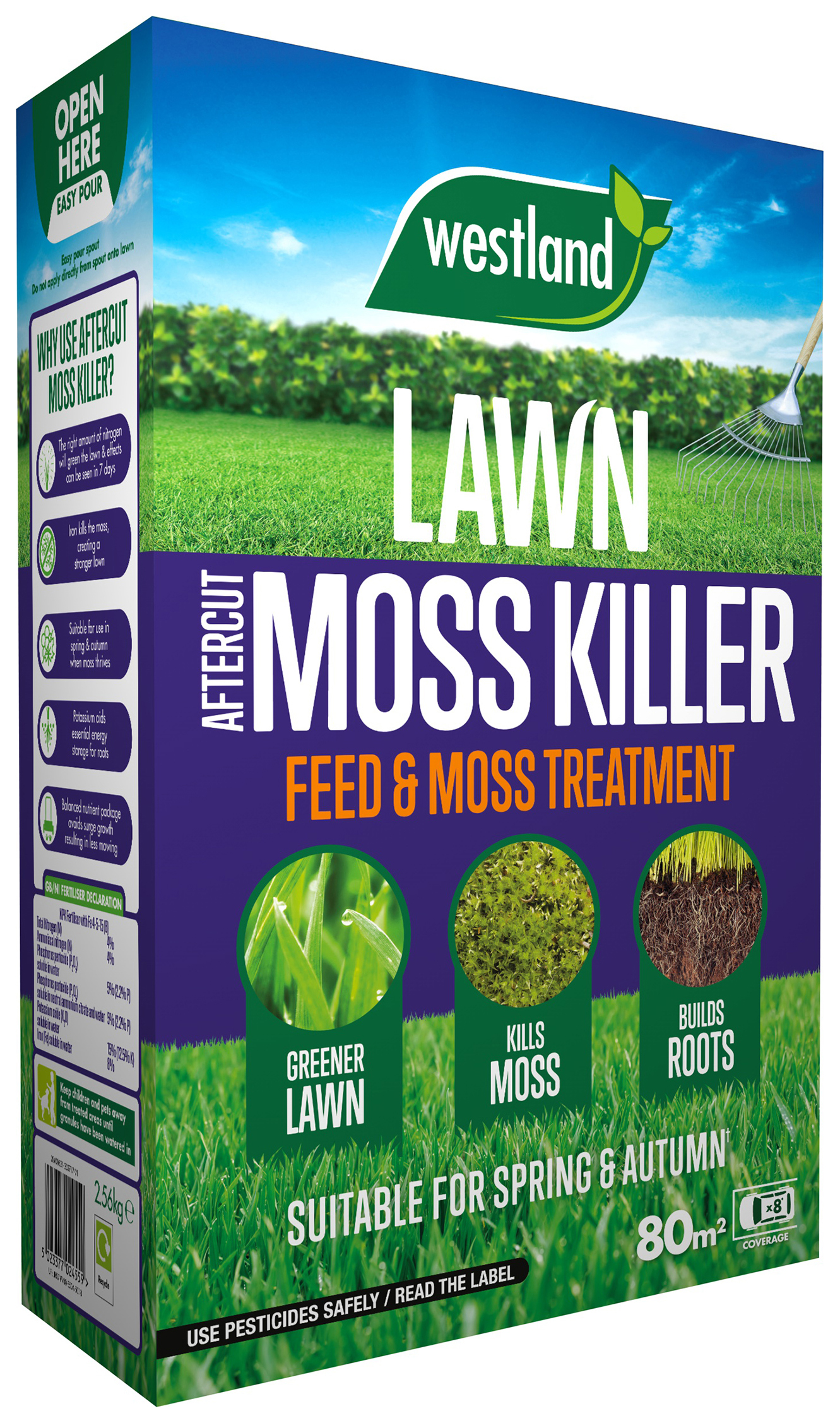 Westland Aftercut Moss Killer Box - 80m