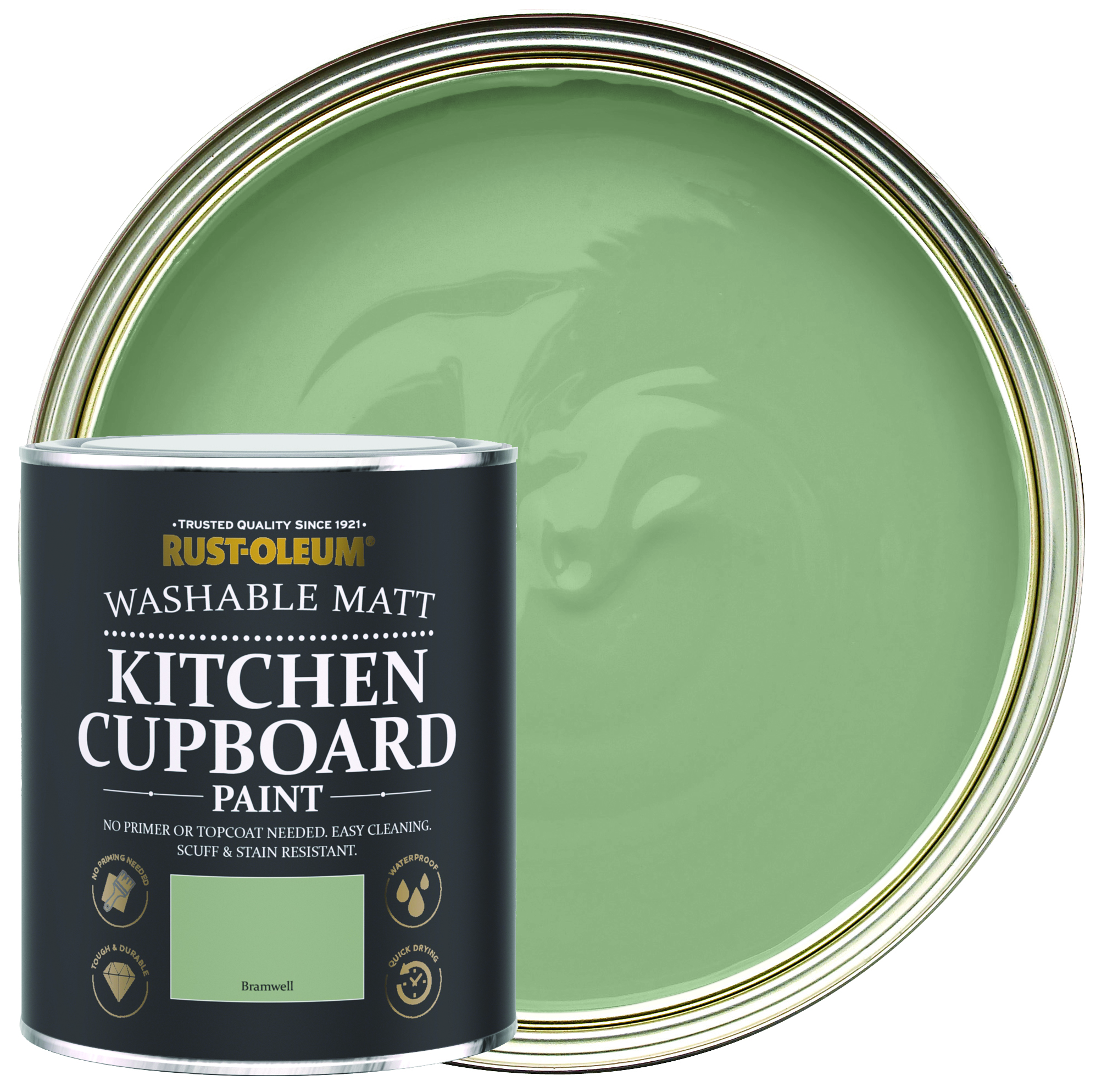 Rust-Oleum Matt Kitchen Cupboard Paint - Bramwell - 750ml