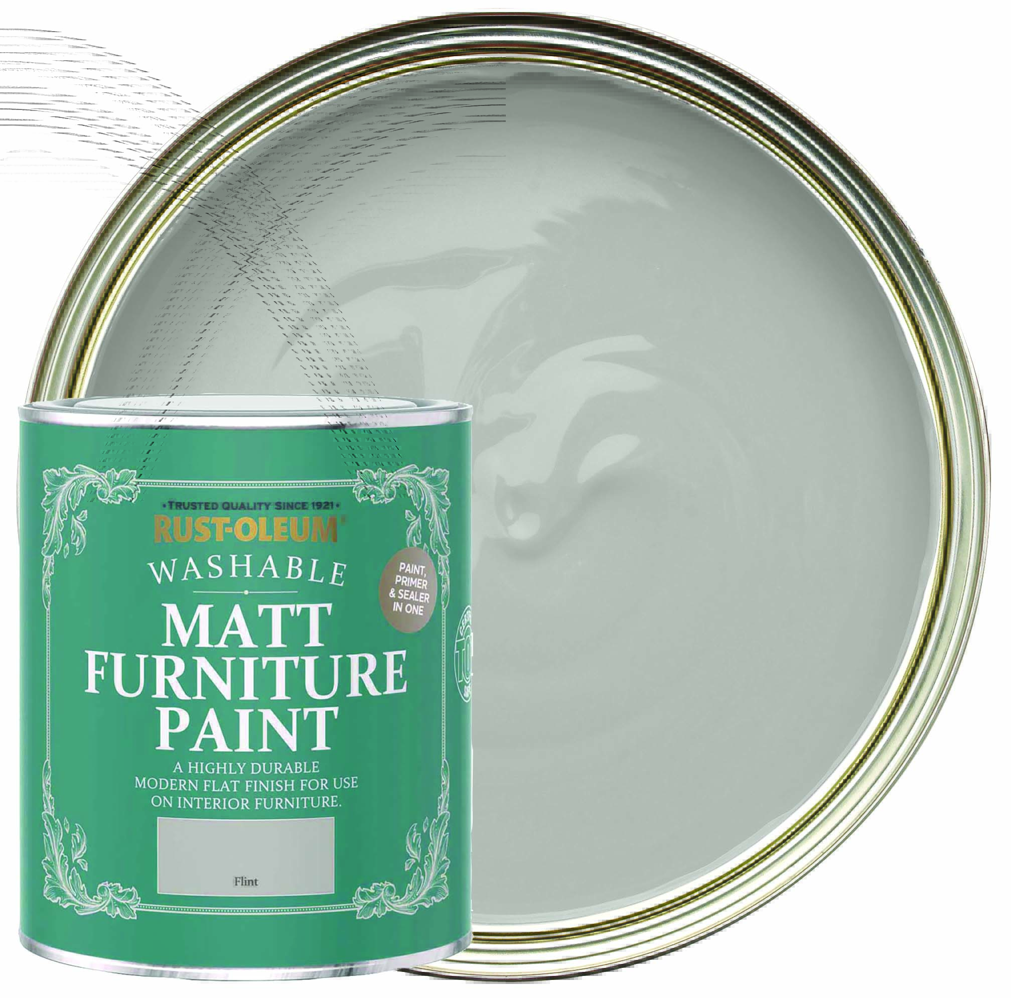 Rust-Oleum Matt Furniture Paint - Flint - 750ml