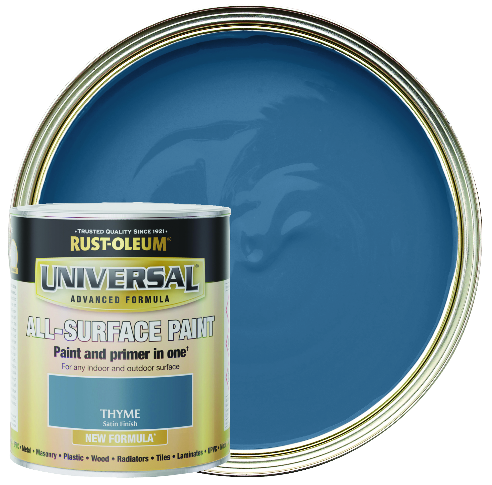 Rust-Oleum Universal All-Surface Satin Paint - Thyme - 750ml