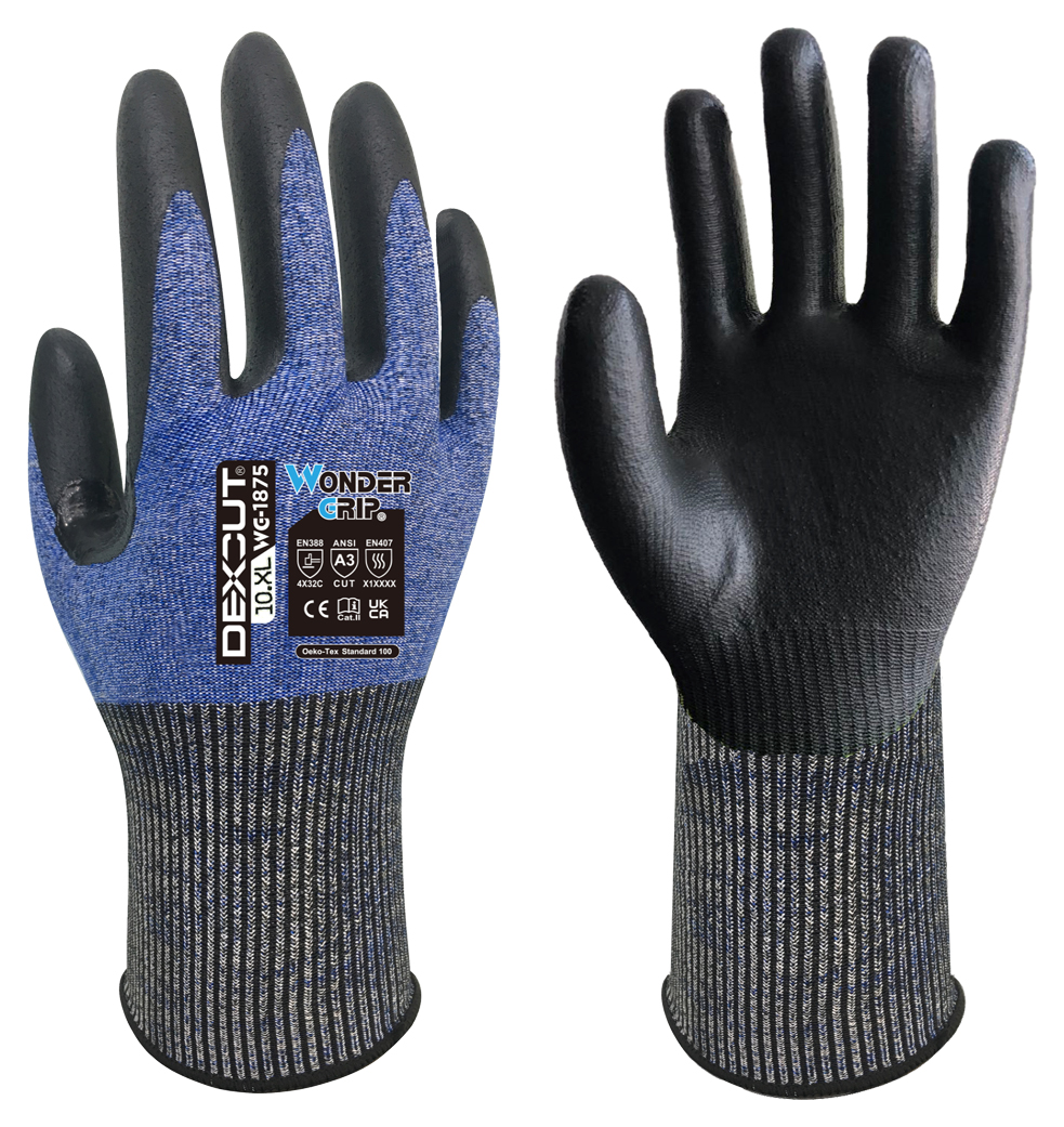 Wonder Grip WG-1875 Dexcut Cut Resistant Gloves - XL