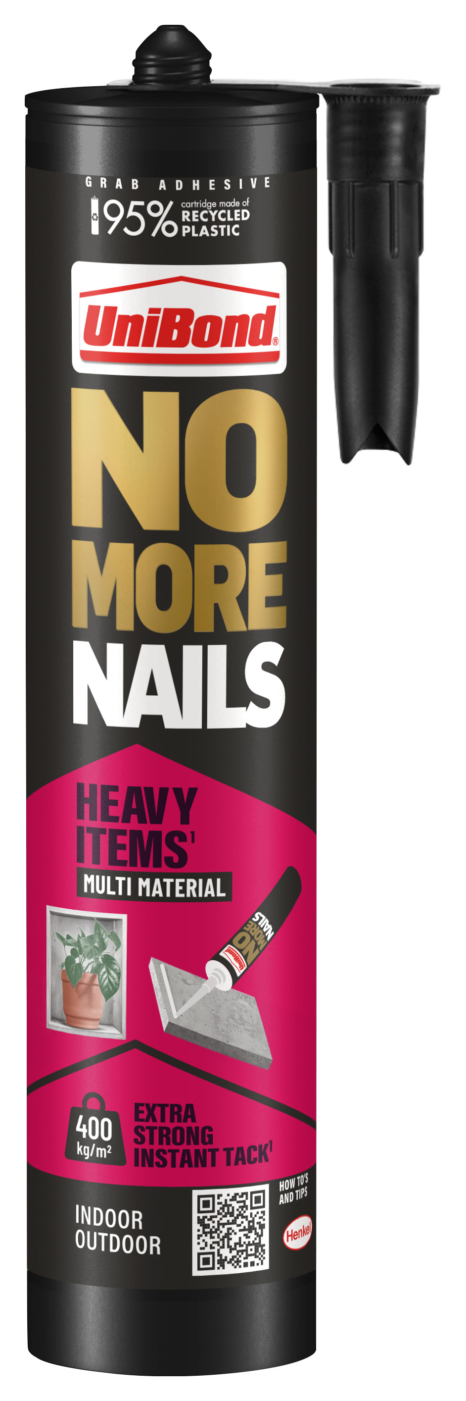UniBond No More Nails All Materials Heavy Objects Cartridges - 280ml