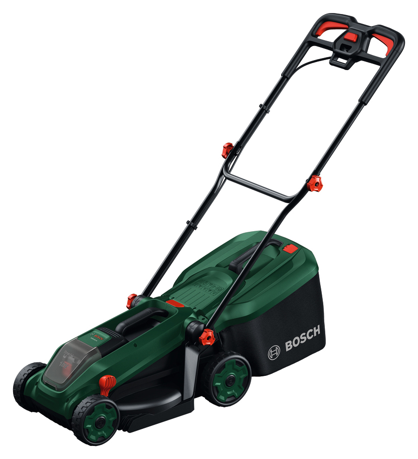 Bosch Rotak 18V-34 Cordless Lawnmower - 1 x 4.0Ah