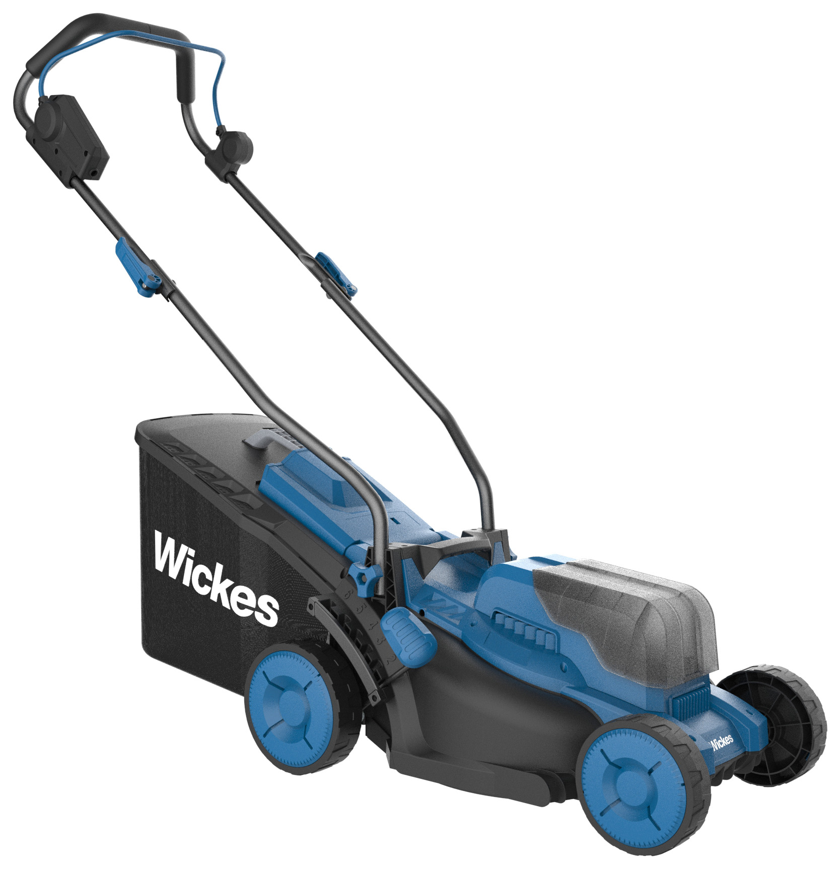 Wickes 18V Cordless 33cm Brushless Lawnmower - 1 x 4.0Ah