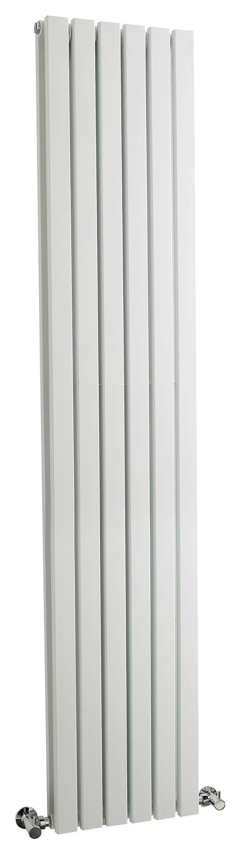 Balterley White Lucia Double Panel Vertical Radiator - 1800 x 354mm