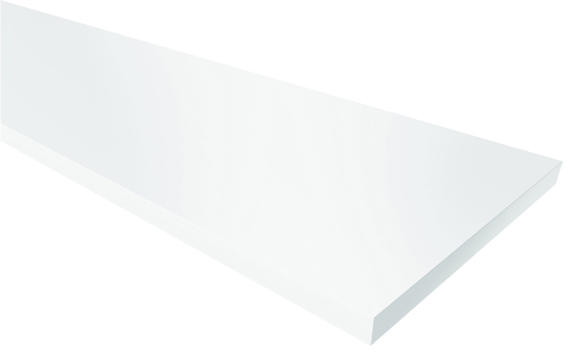 Wickes MFC White Shelf - 1830mm Length