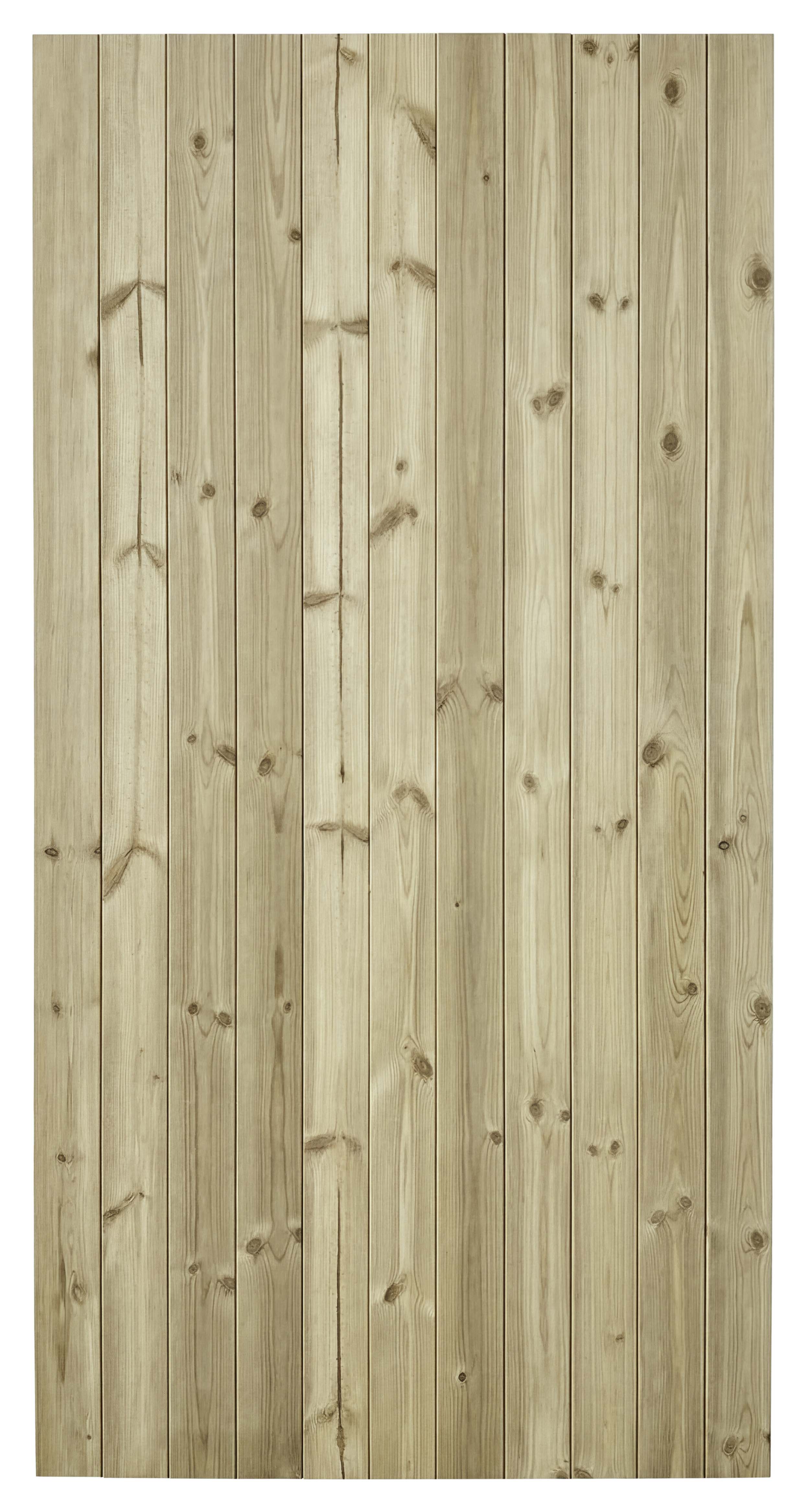 Wickes Ledged & Braced Flat Top Timber Gate - 915 x 1829mm