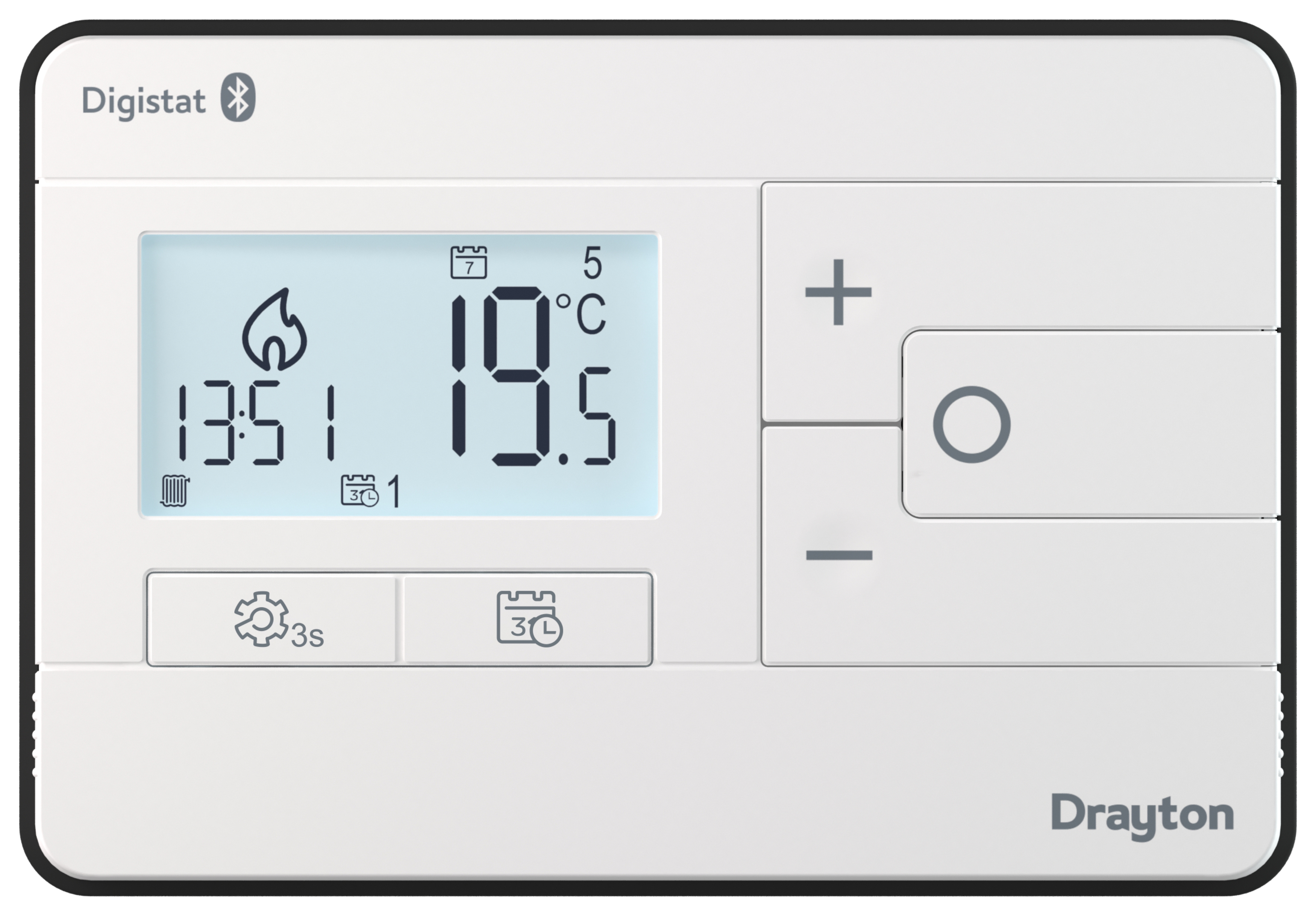Drayton Digitstat 2290B Battery Powered Programmable Thermostat