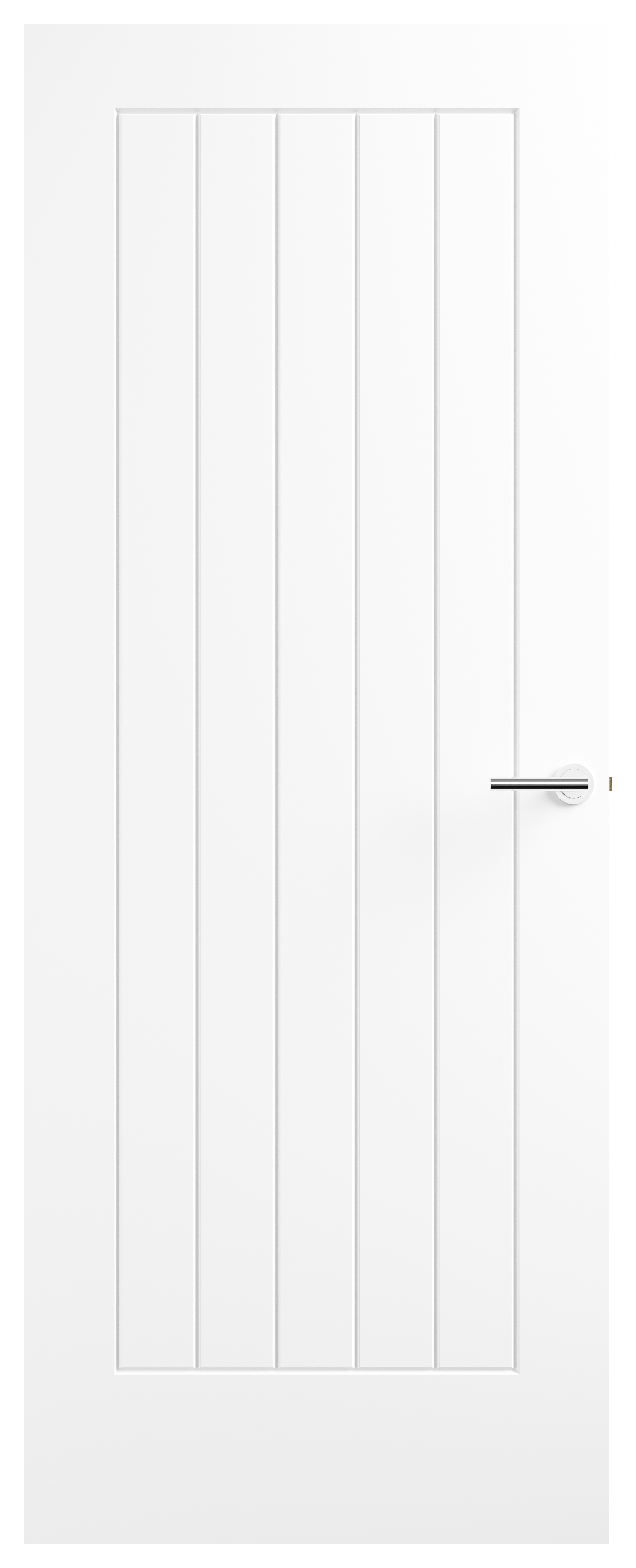 Wickes Geneva White Smooth Moulded Fully Finished Cottage Internal Door - 1981 x 762mm