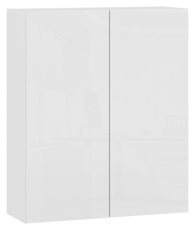 Wickes Broxwood Soft White Slimline Depth Wall Unit - 600mm
