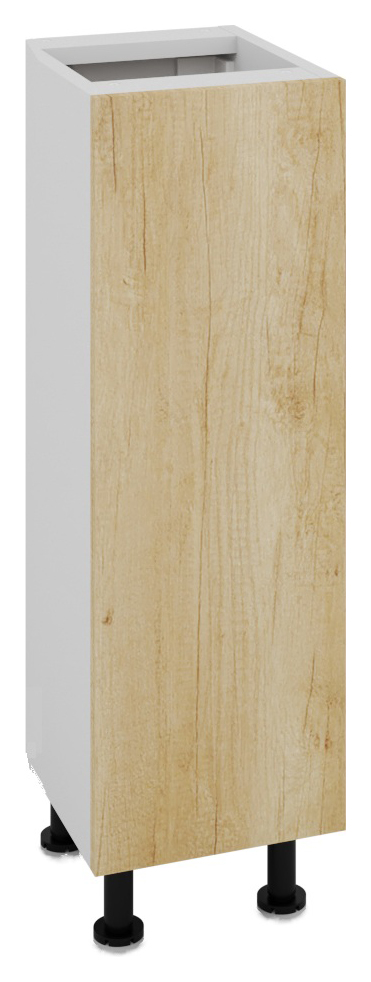 Wickes Broxwood Natural Oak Slimline Depth Base Unit - 300mm