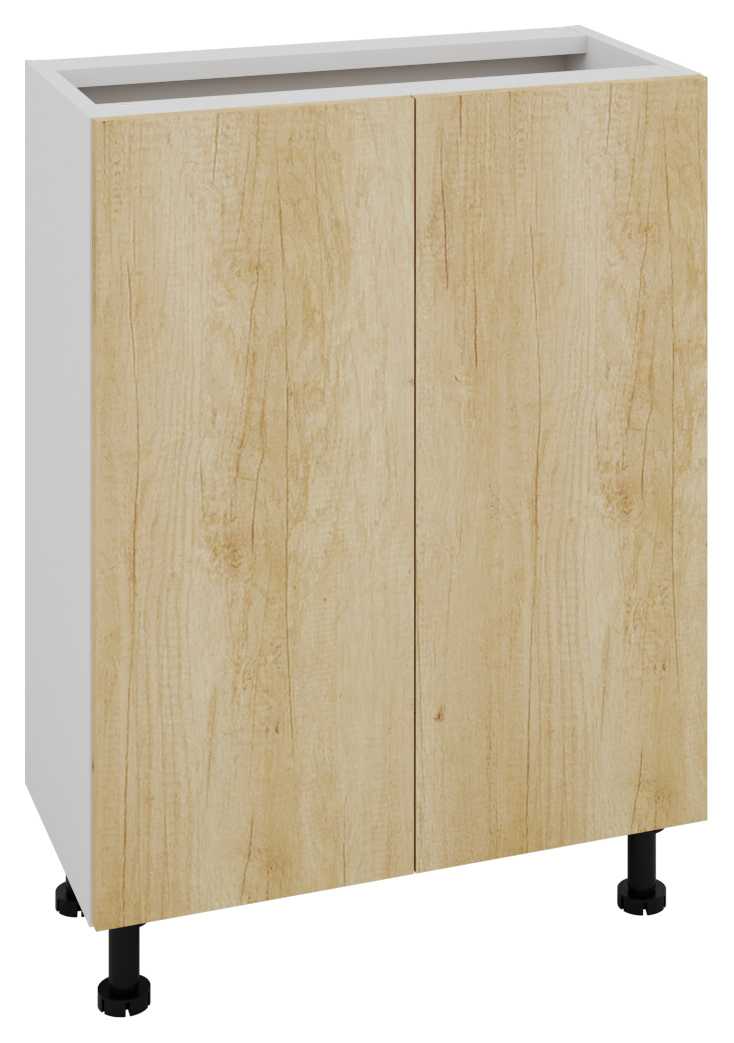 Wickes Broxwood Natural Oak Slimline Depth Base Unit - 600mm