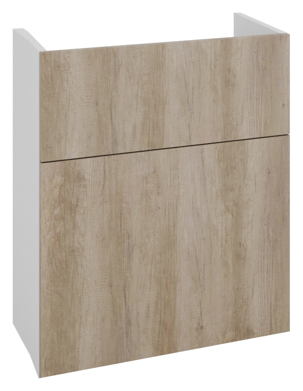 Wickes Broxwood Grey Oak Standard Depth Toilet Unit - 500mm