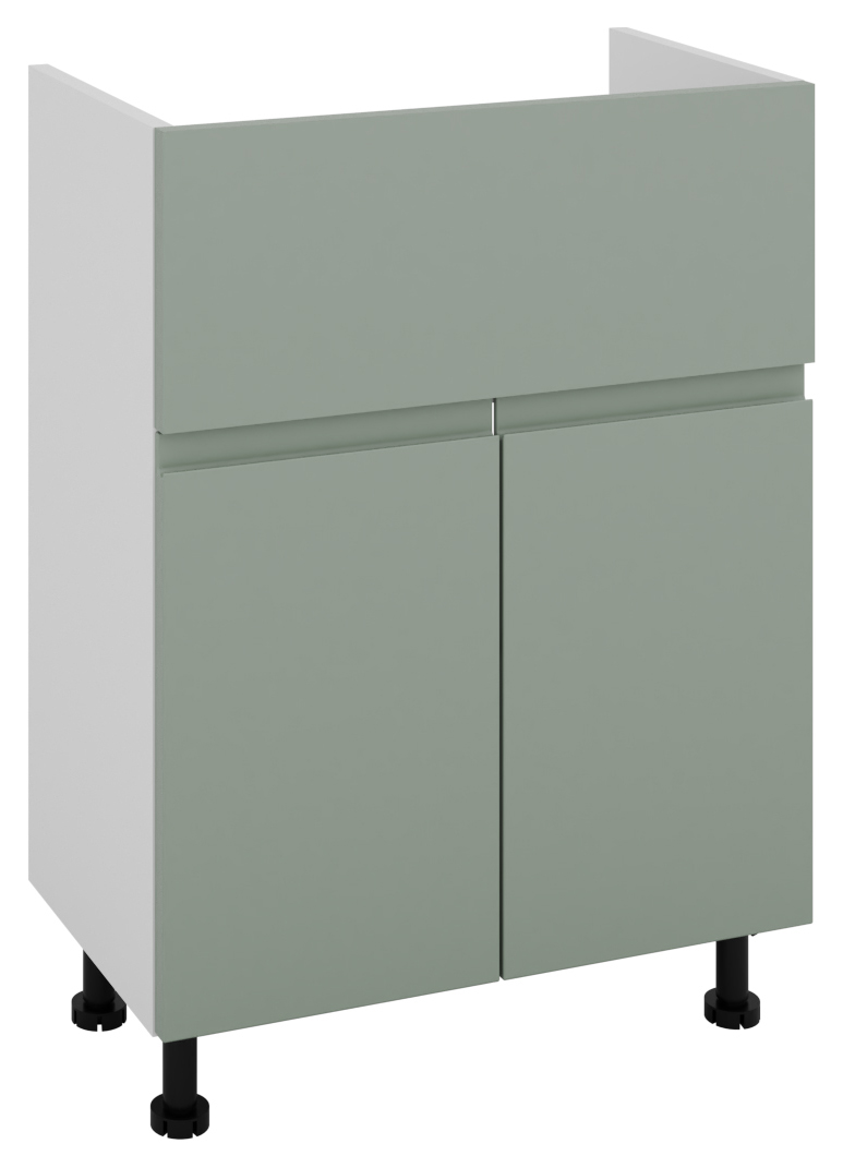 Wickes Lakemoor Reed Green Slimline Depth Vanity Unit - 500mm