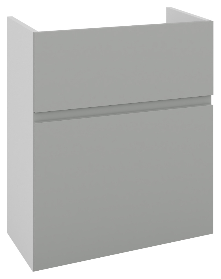 Wickes Lakemoor Dust Grey Standard Depth Toilet Unit - 500mm