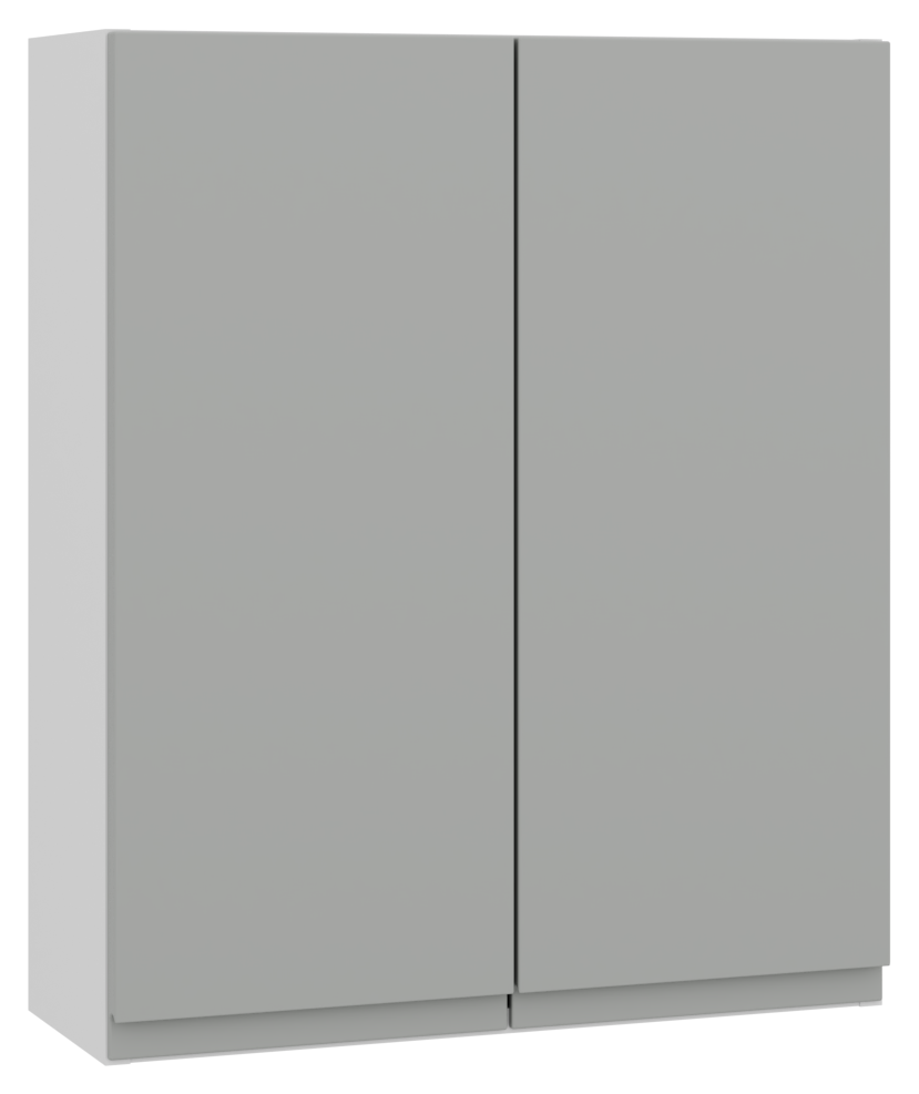 Wickes Lakemoor Dust Grey Slimline Depth Wall Unit - 600mm