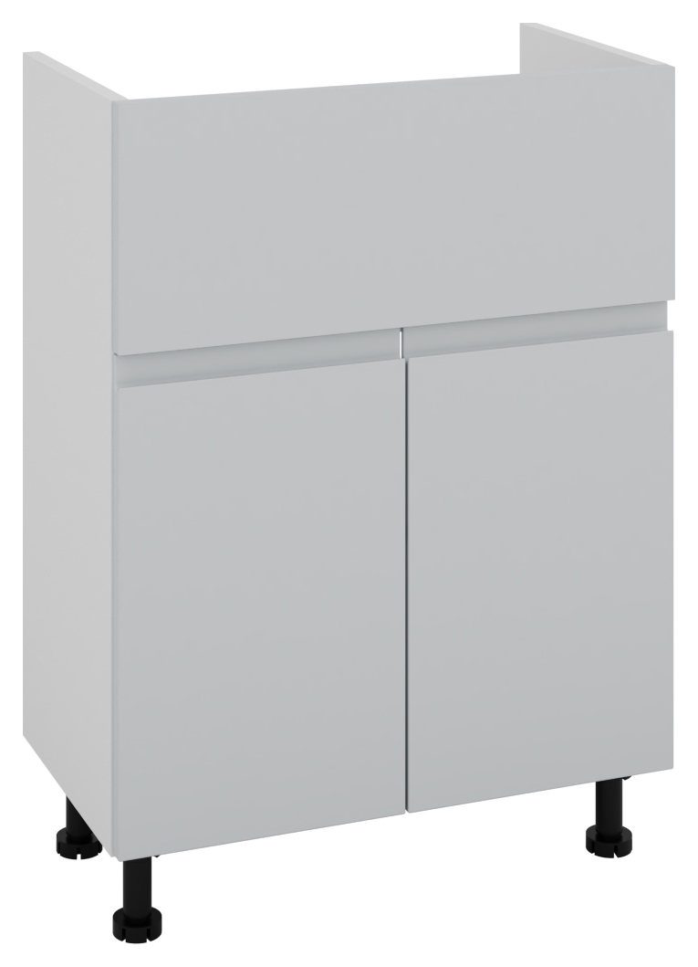 Wickes Lakemoor Dove Grey Slimline Depth Vanity Unit - 500mm