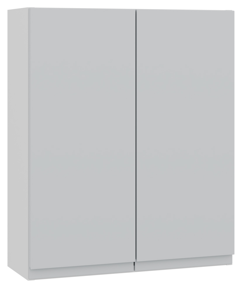 Wickes Lakemoor Dove Grey Slimline Depth Wall Unit - 600mm