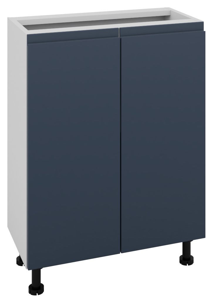 Wickes Lakemoor Navy Blue Slimline Depth Base Unit - 600mm