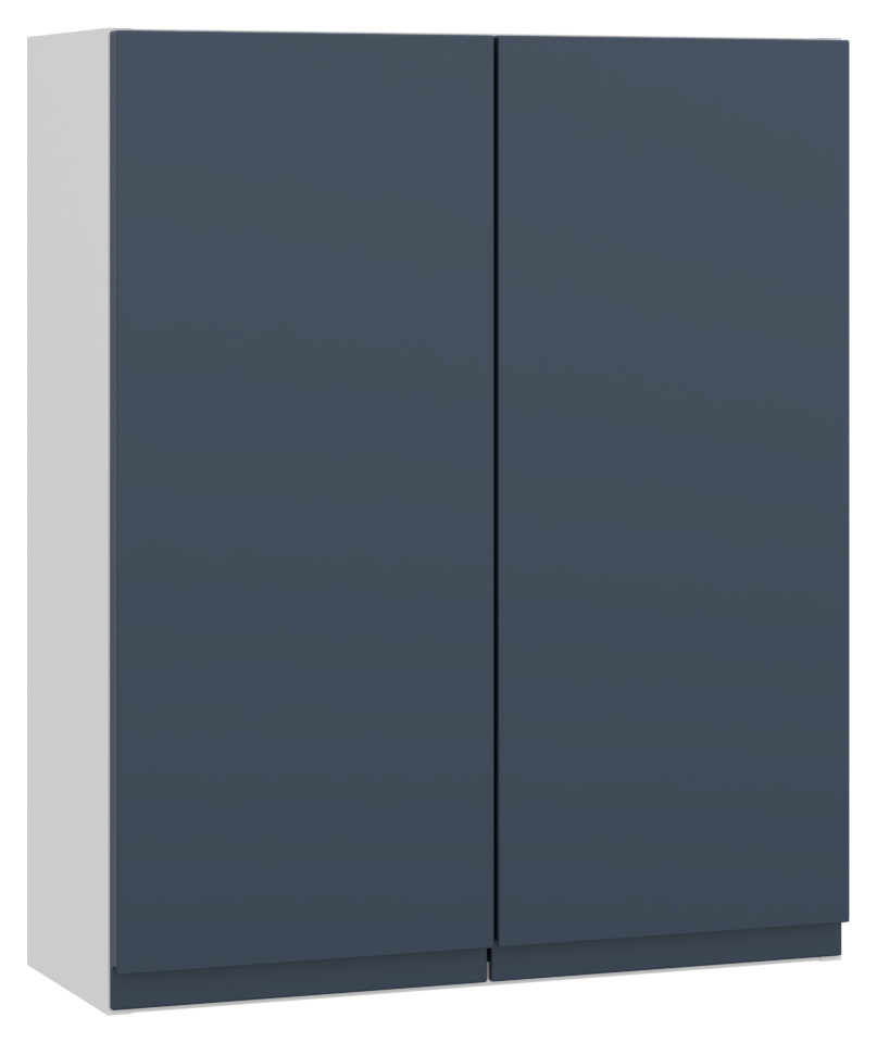 Wickes Lakemoor Navy Blue Slimline Depth Wall Unit - 600mm