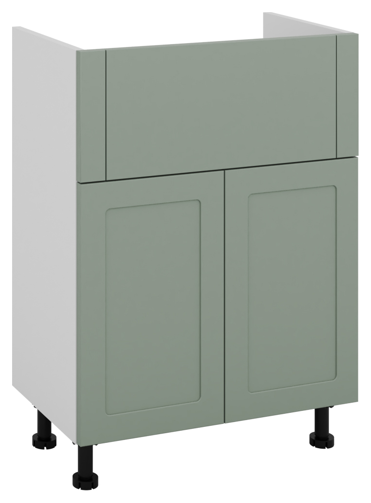 Wickes Winsford Reed Green Slimline Depth Vanity Unit - 500mm