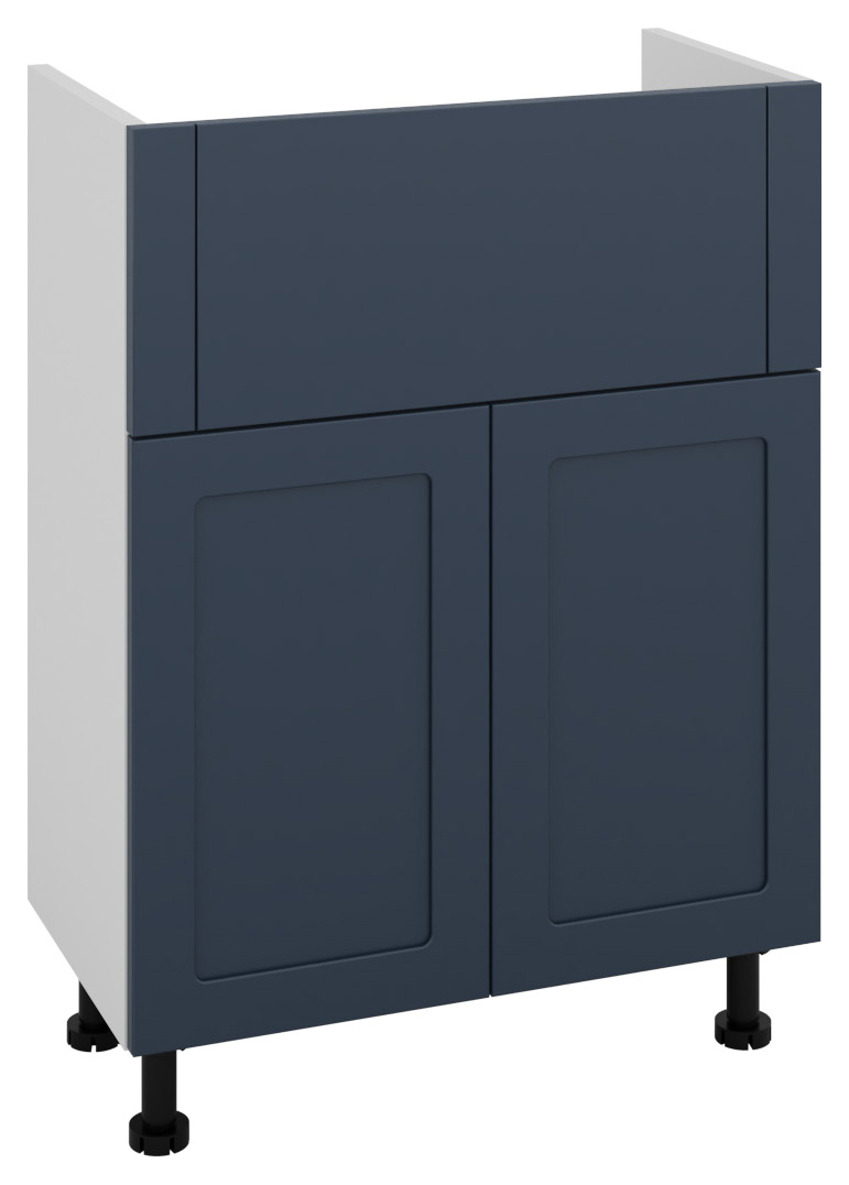 Wickes Winsford Navy Blue Slimline Depth Vanity Unit - 500mm