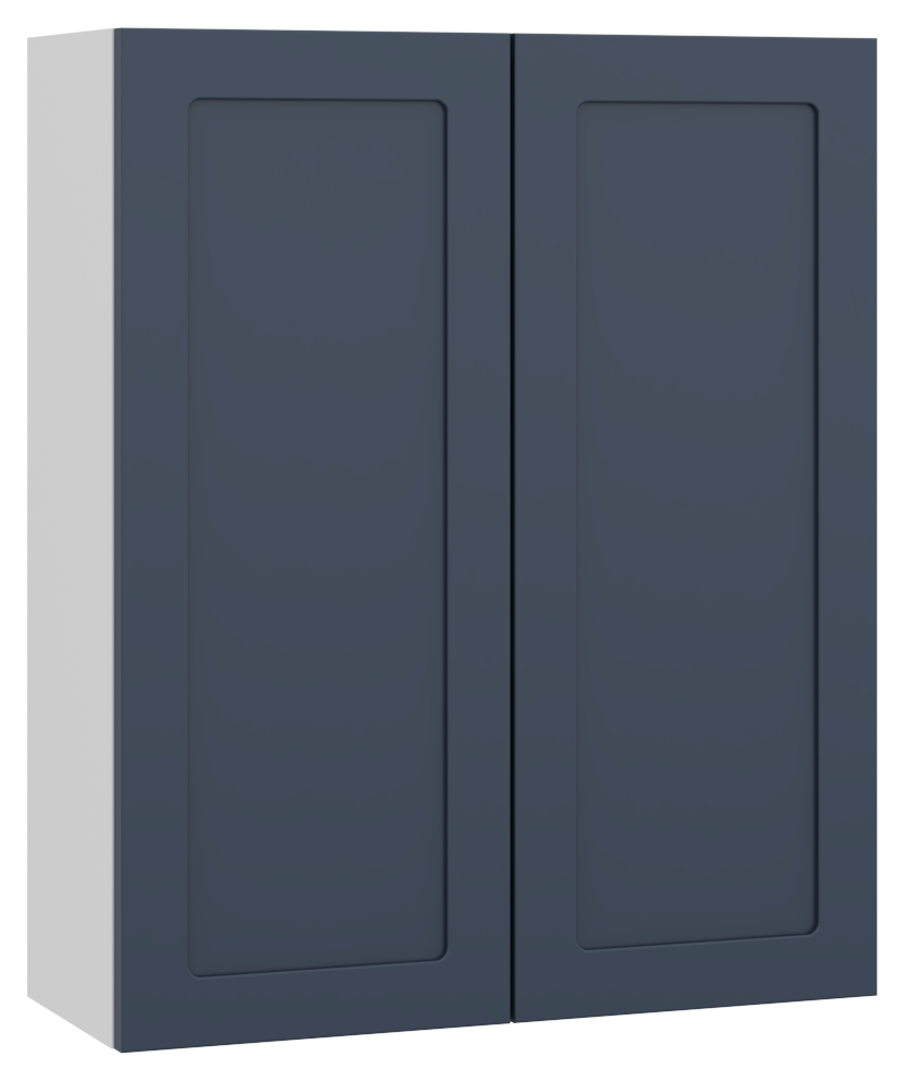 Wickes Winsford Navy Blue Slimline Depth Wall Unit - 600mm