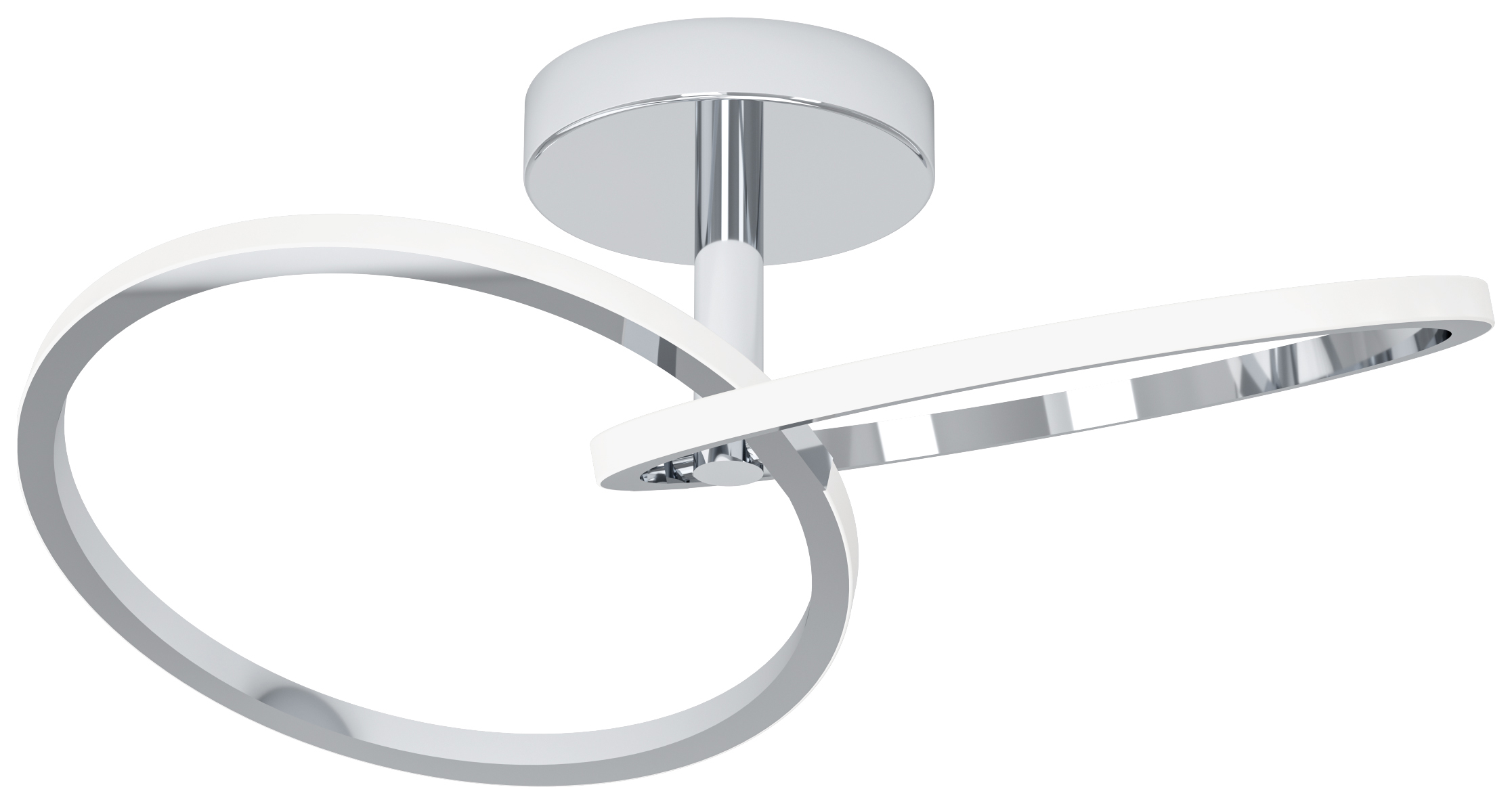 Eglo Congiunti Dual LED 3CCT Modern Ceiling Light - Chrome